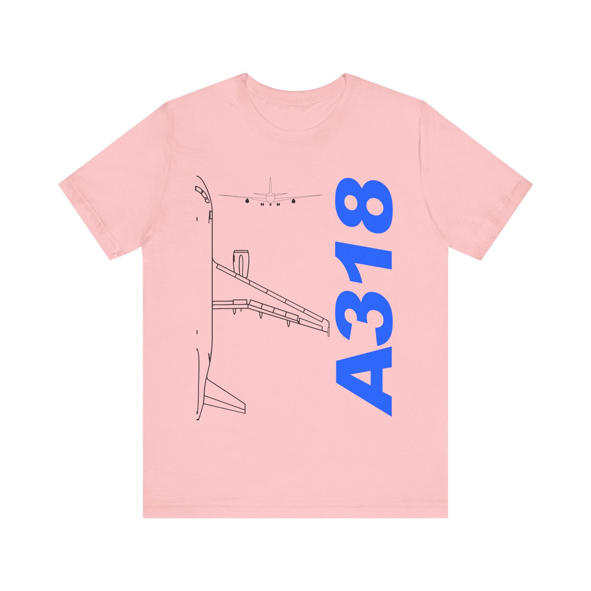 Airbus A318 Unisex Jersey Tee - Perfect for Aviation Enthusiasts