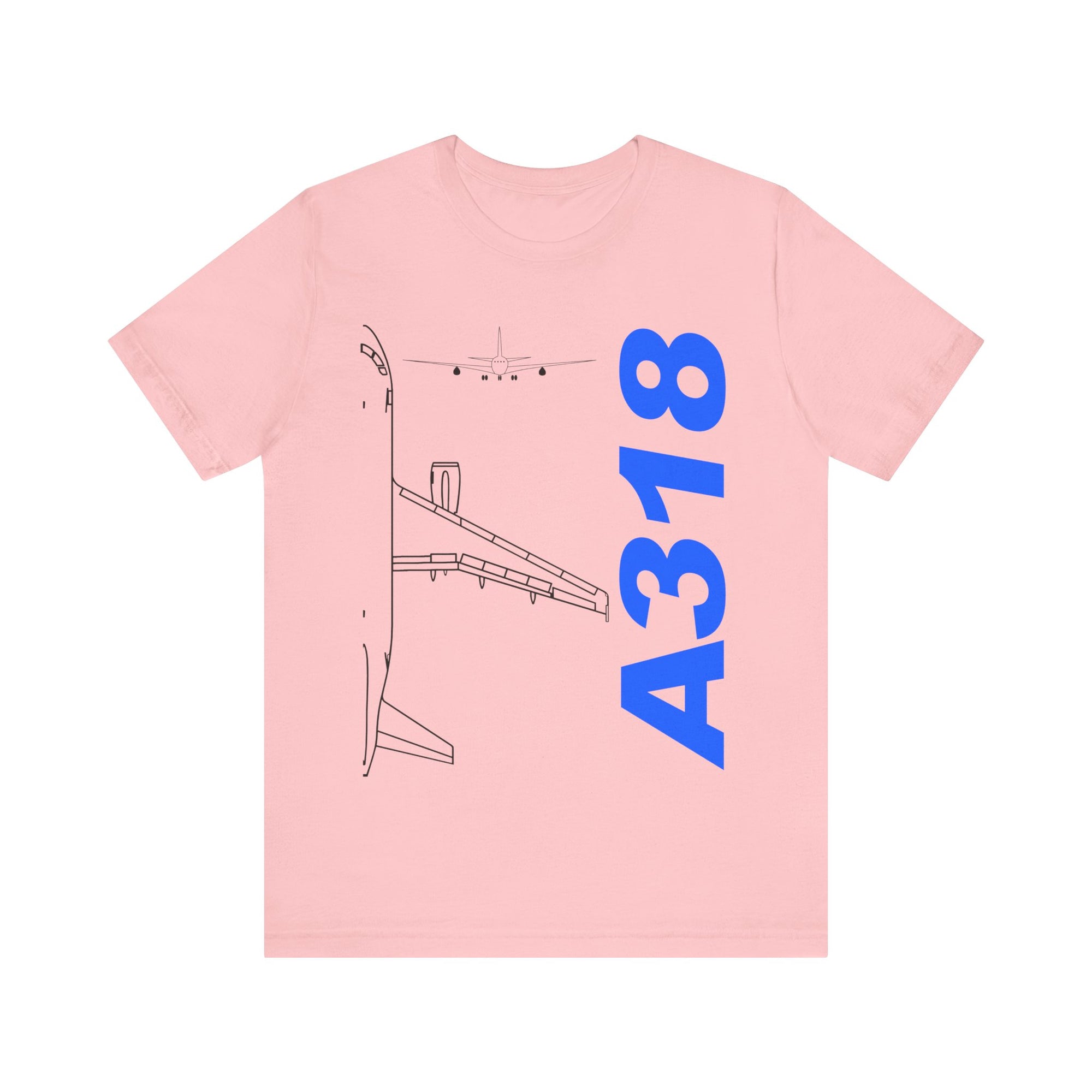 Airbus A318 Unisex Jersey Tee - Perfect for Aviation Enthusiasts