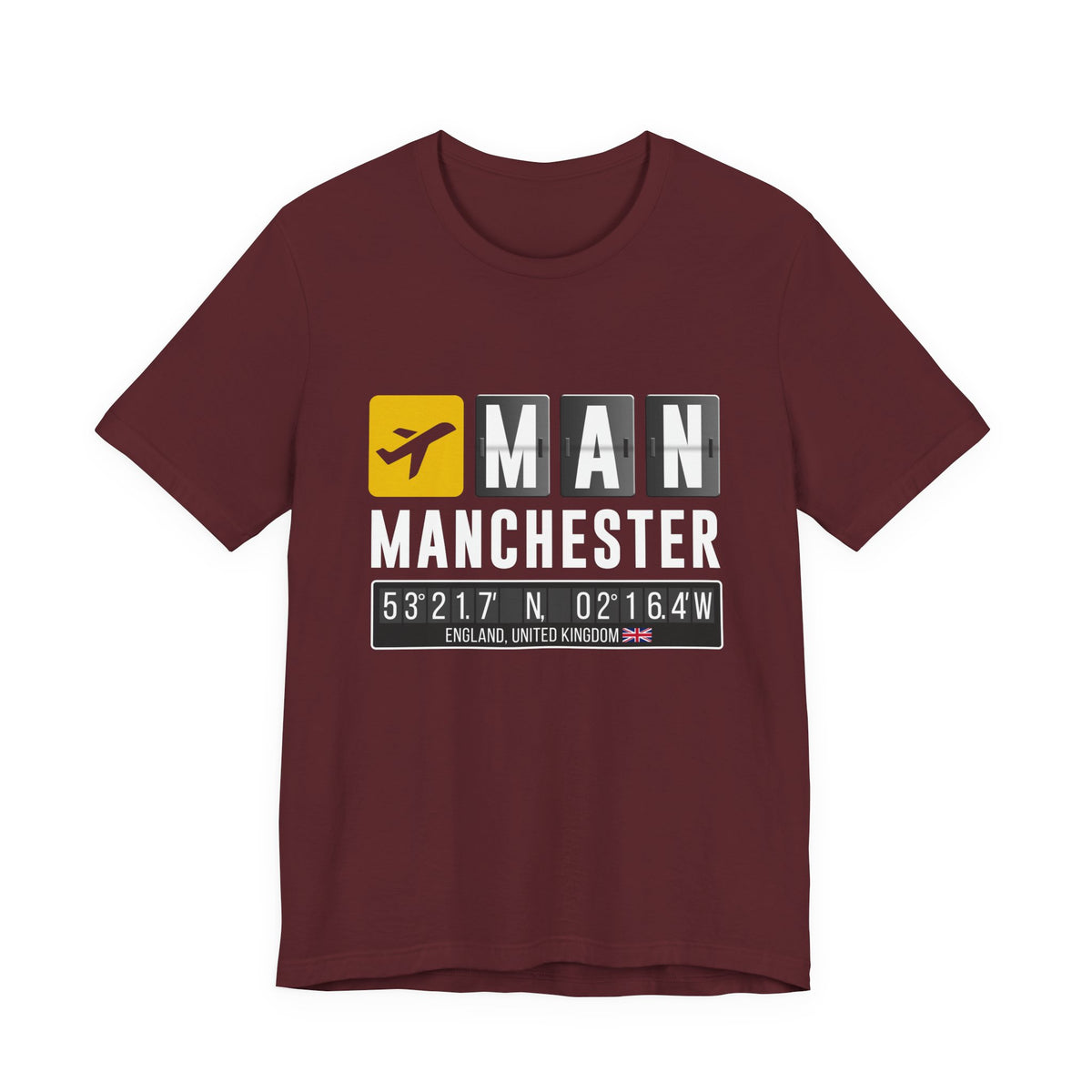 MAN Manchester Airport UK  - Unisex Jersey Tee