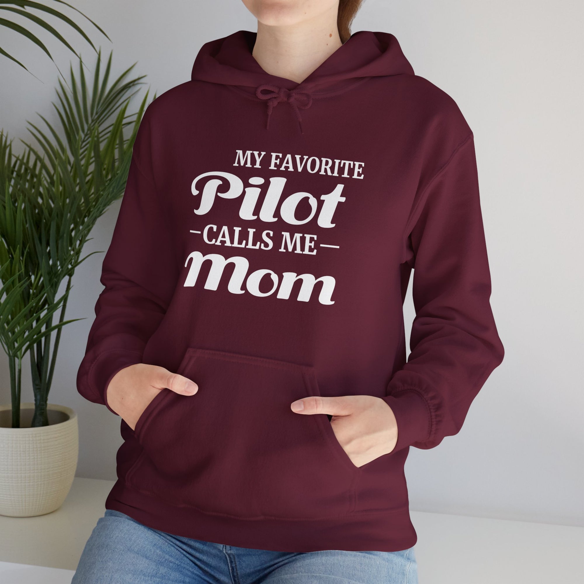 My Favorite Pilot Calls Me Mom  - Pullover Hoodie