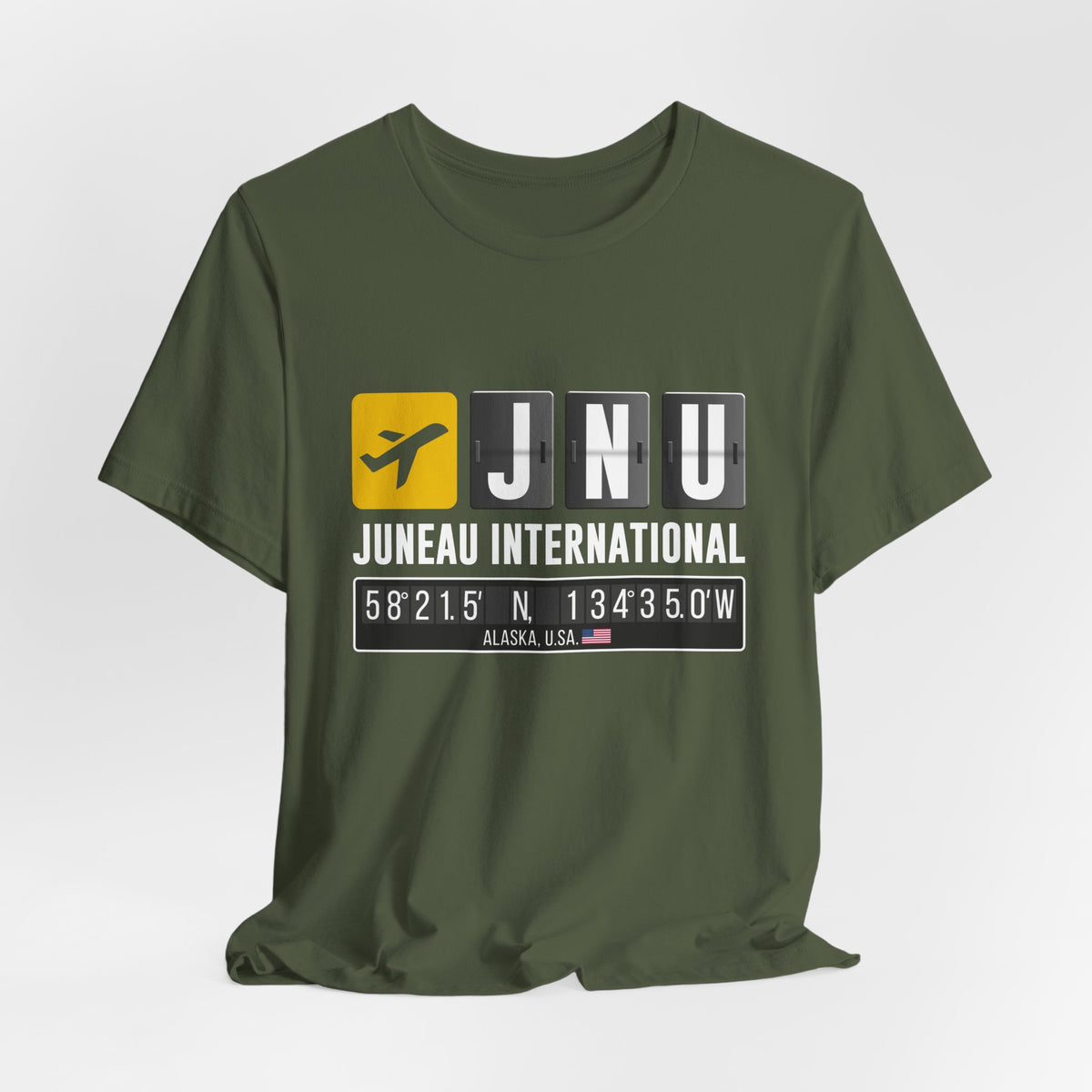 JNU Juneau International Airport - Unisex Jersey Tee