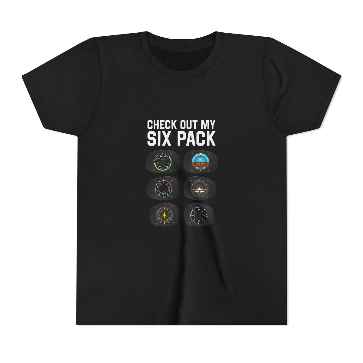 Check Out My Six Pack  - Unisex Youth Short Sleeve Tee