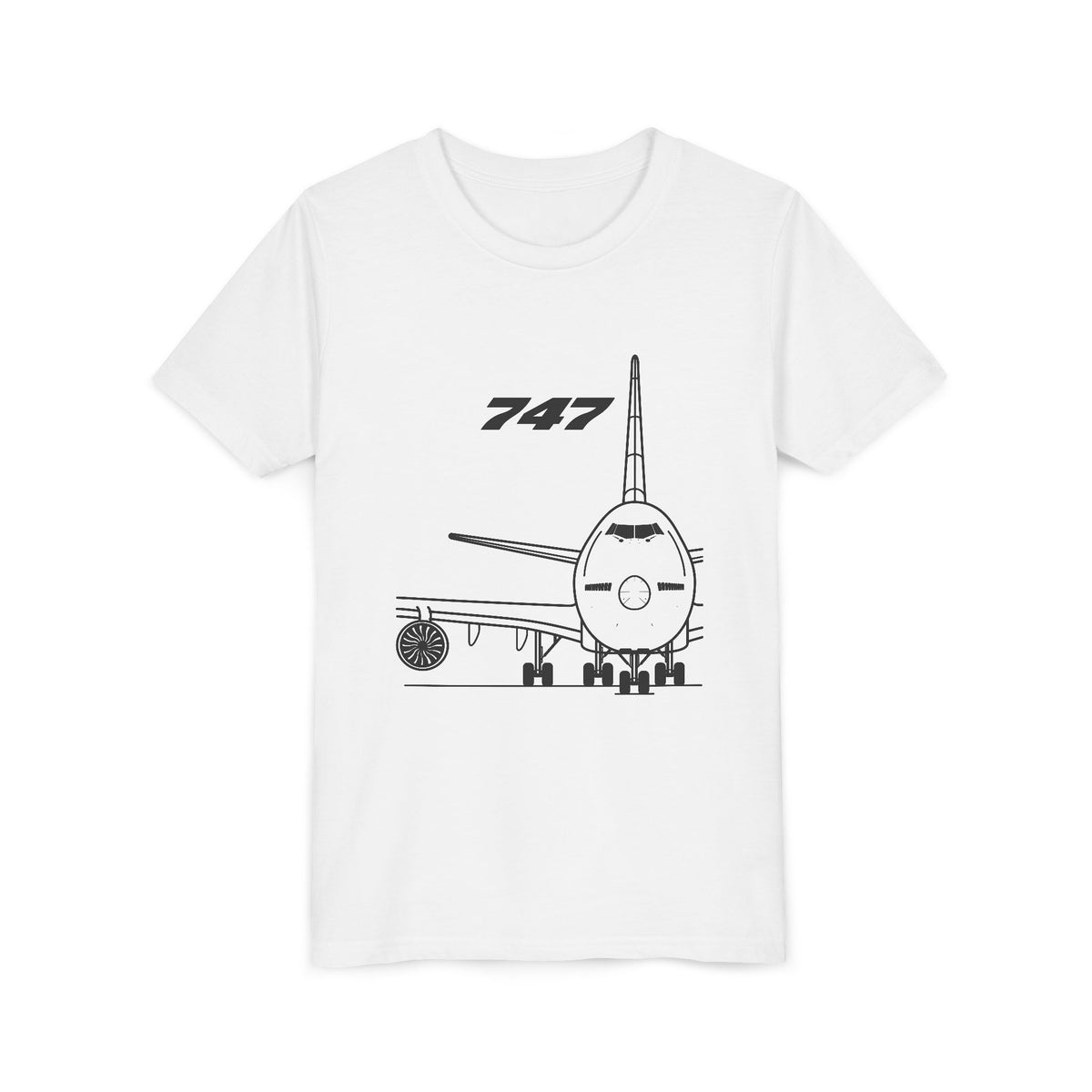 747   - Unisex Youth Short Sleeve Tee