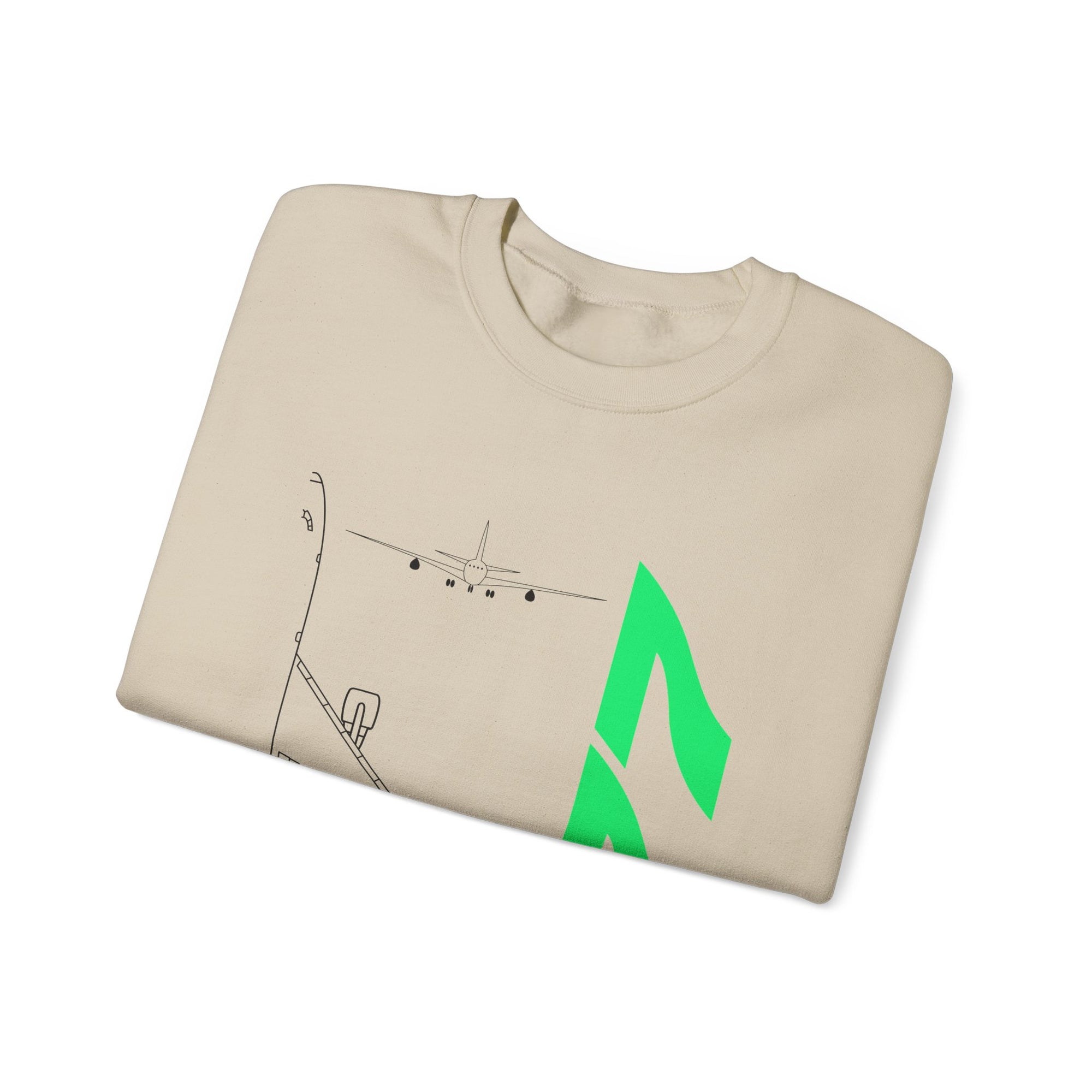 Boeing 777 Crewneck Sweatshirt - Travel Inspiring Cozy Apparel