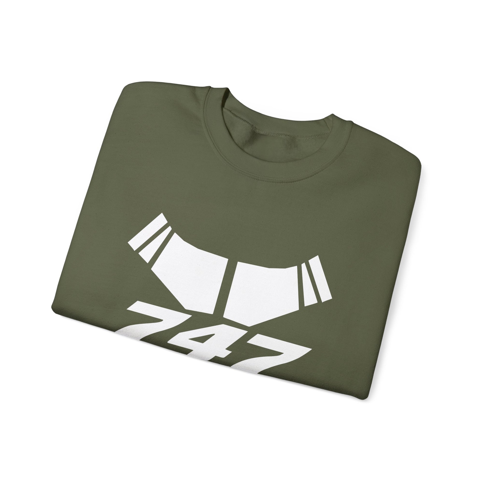 Boeing 747 Windshield Crewneck Sweatshirt - Travel Inspiring Cozy Apparel