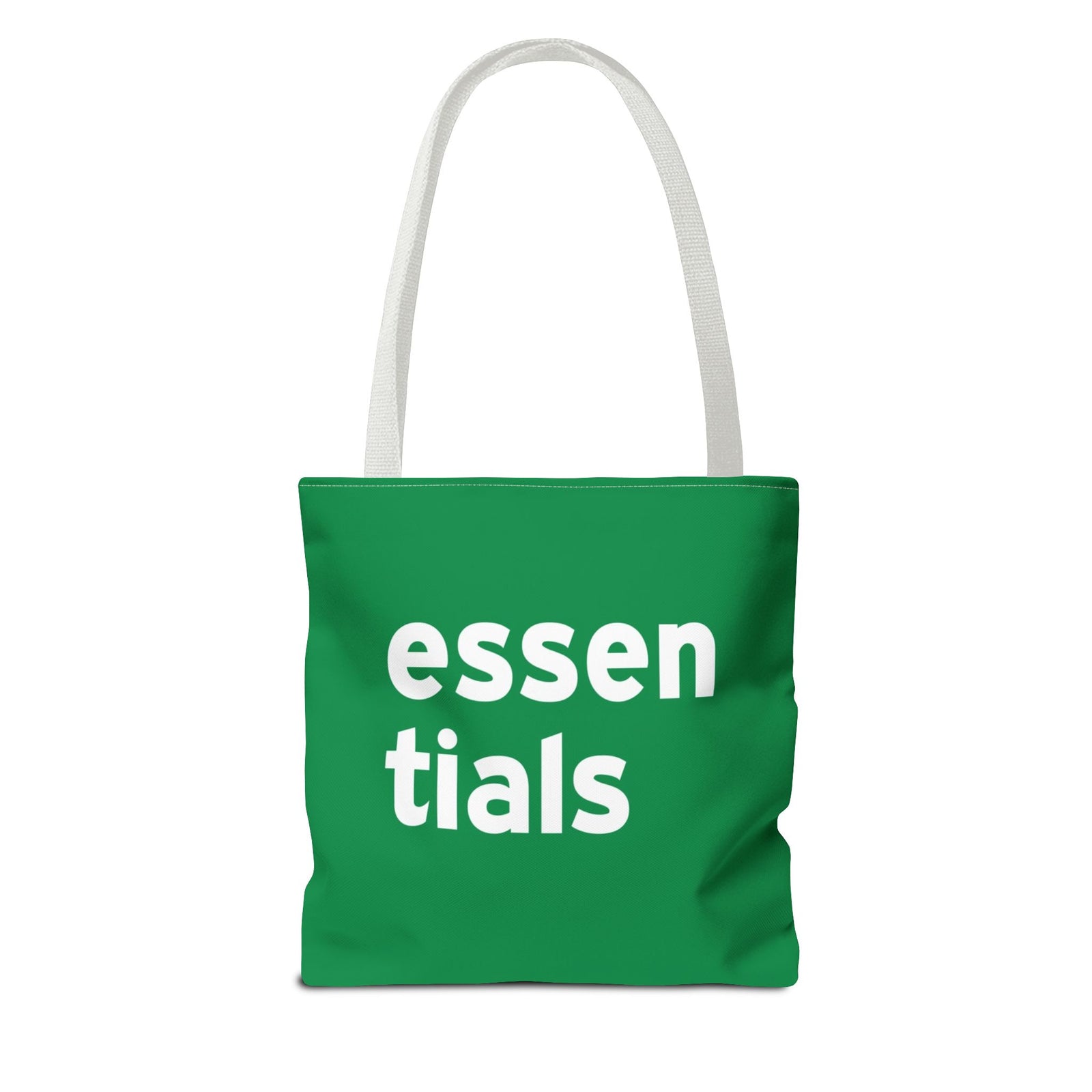 Essentials Tote Bag — Printed Green Travel Tote