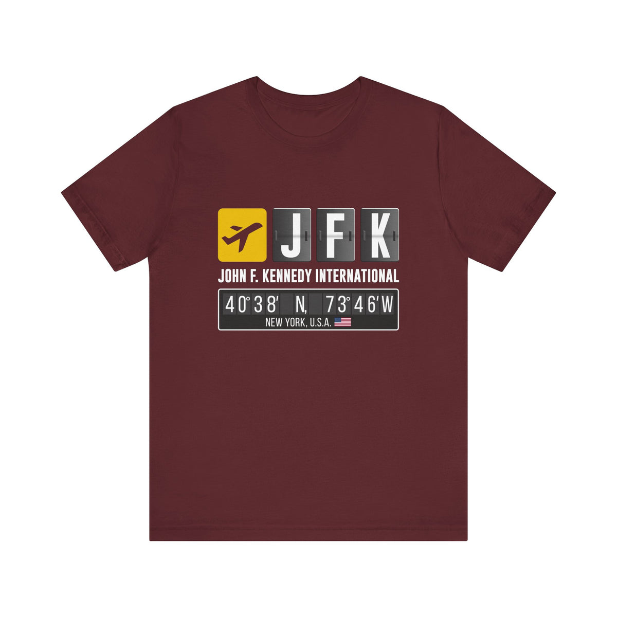 JFK John F. Kennedy International Airport - Unisex Jersey Tee