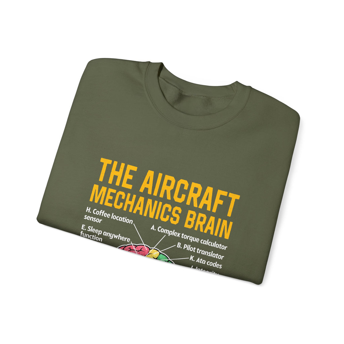The Aircraft Mechanic’s Brain  -  Crewneck Sweatshirt