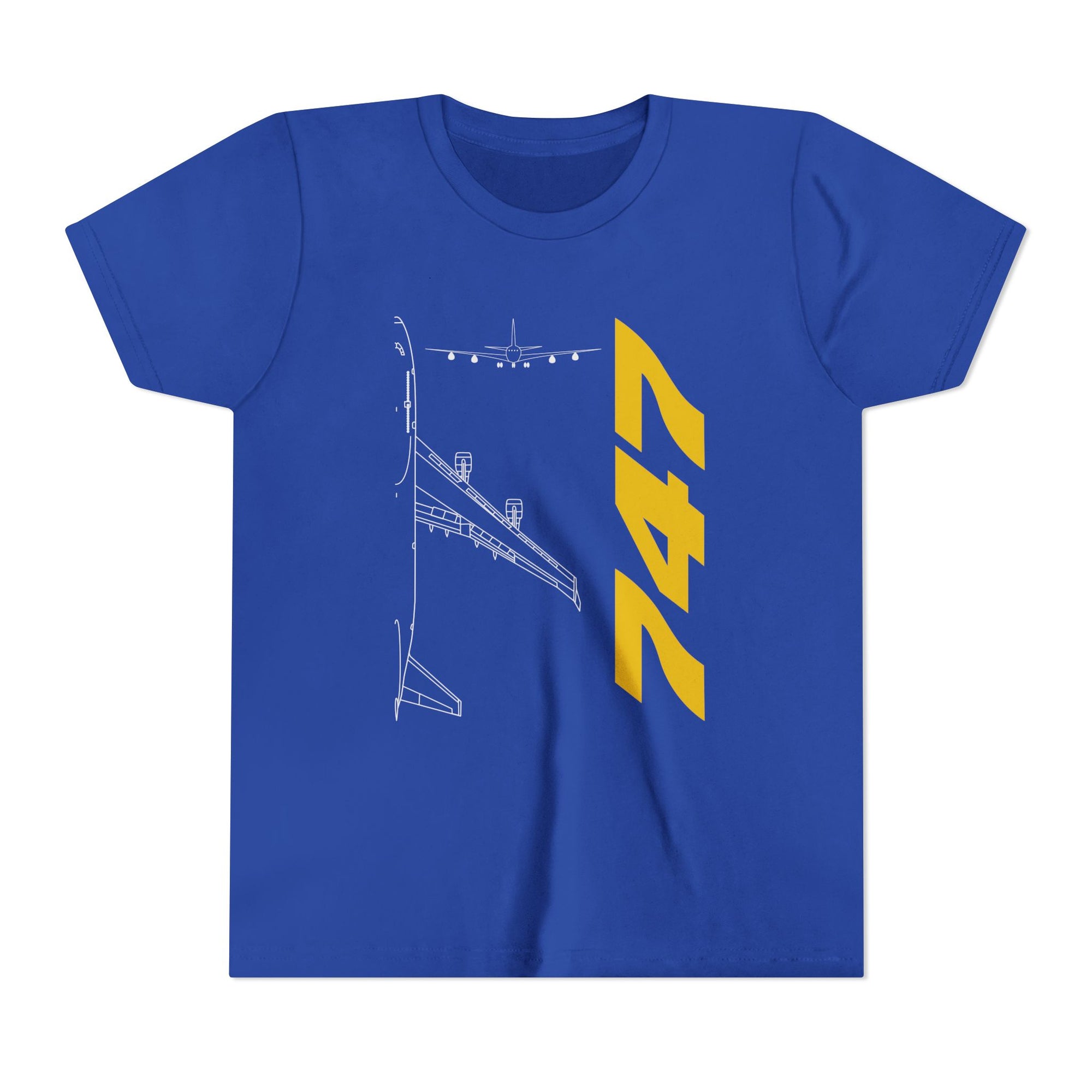 Boeing 747 - Unisex Youth Short Sleeve Tee