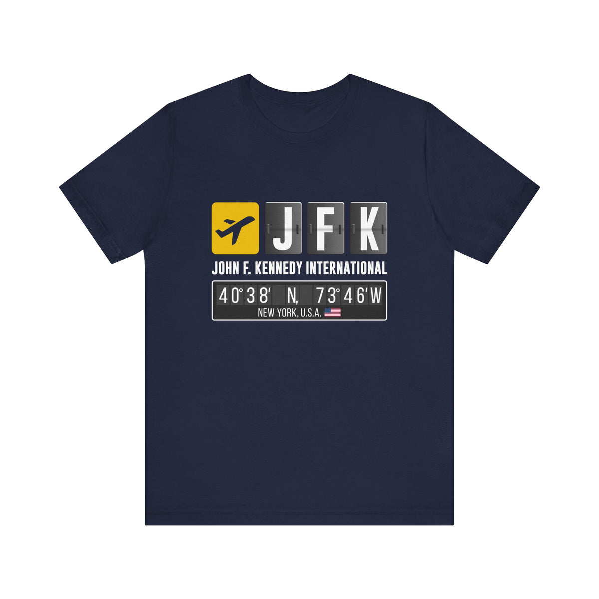 JFK John F. Kennedy International Airport - Unisex Jersey Tee