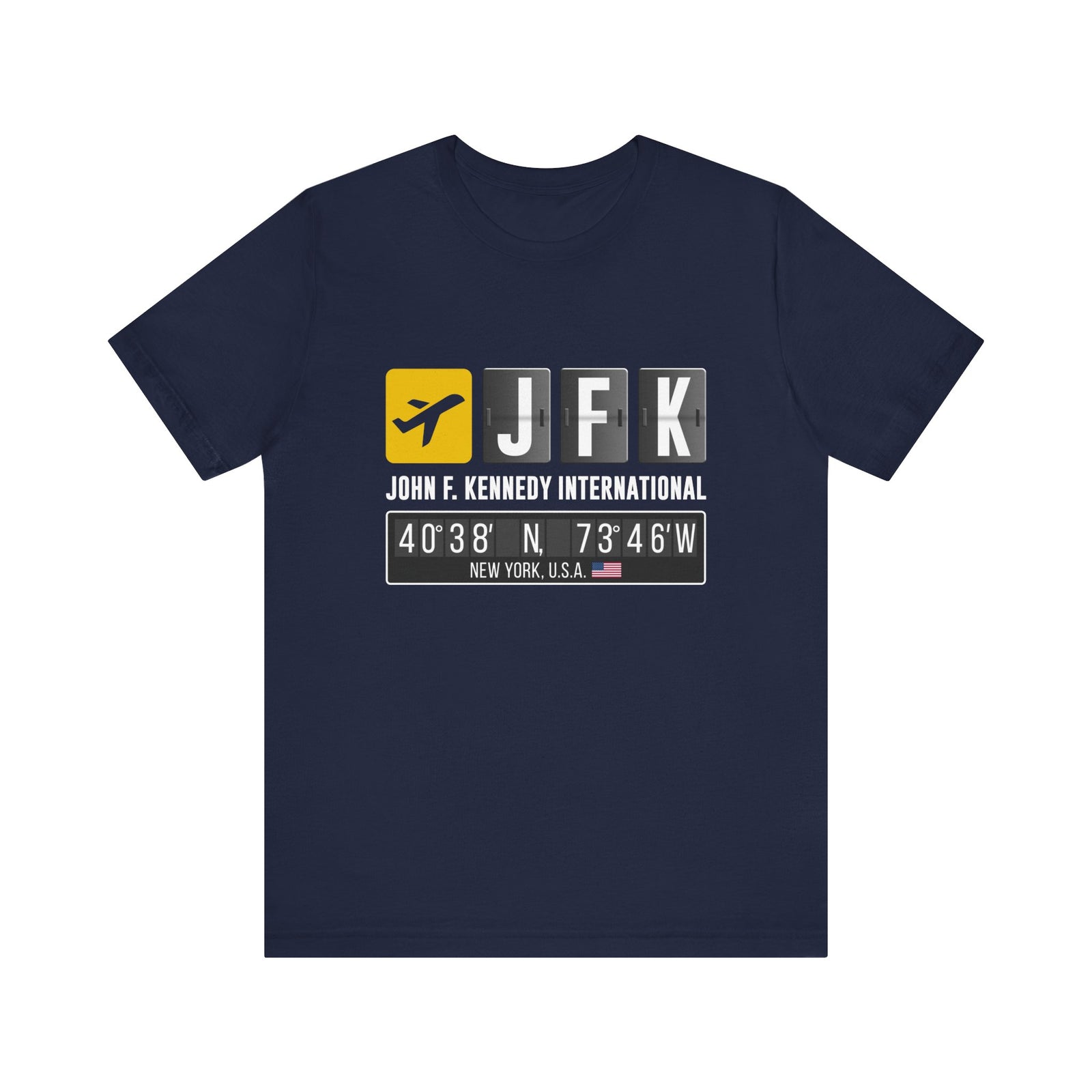 JFK John F. Kennedy International Airport - Unisex Jersey Tee