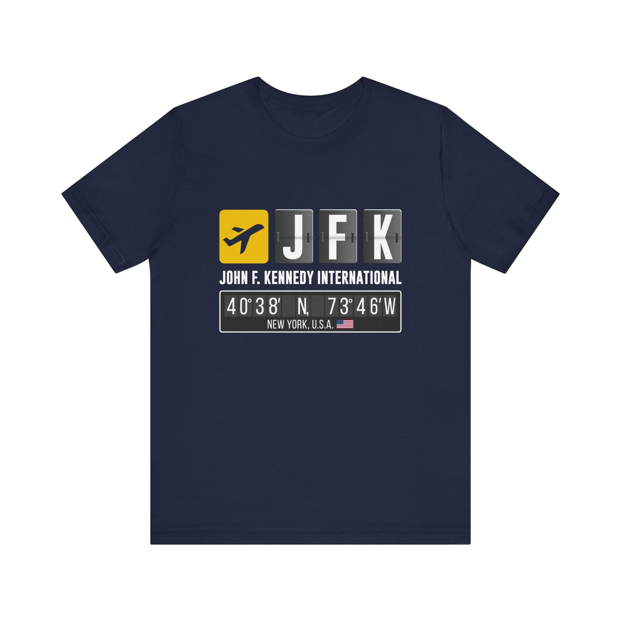 JFK John F. Kennedy International Airport - Unisex Jersey Tee