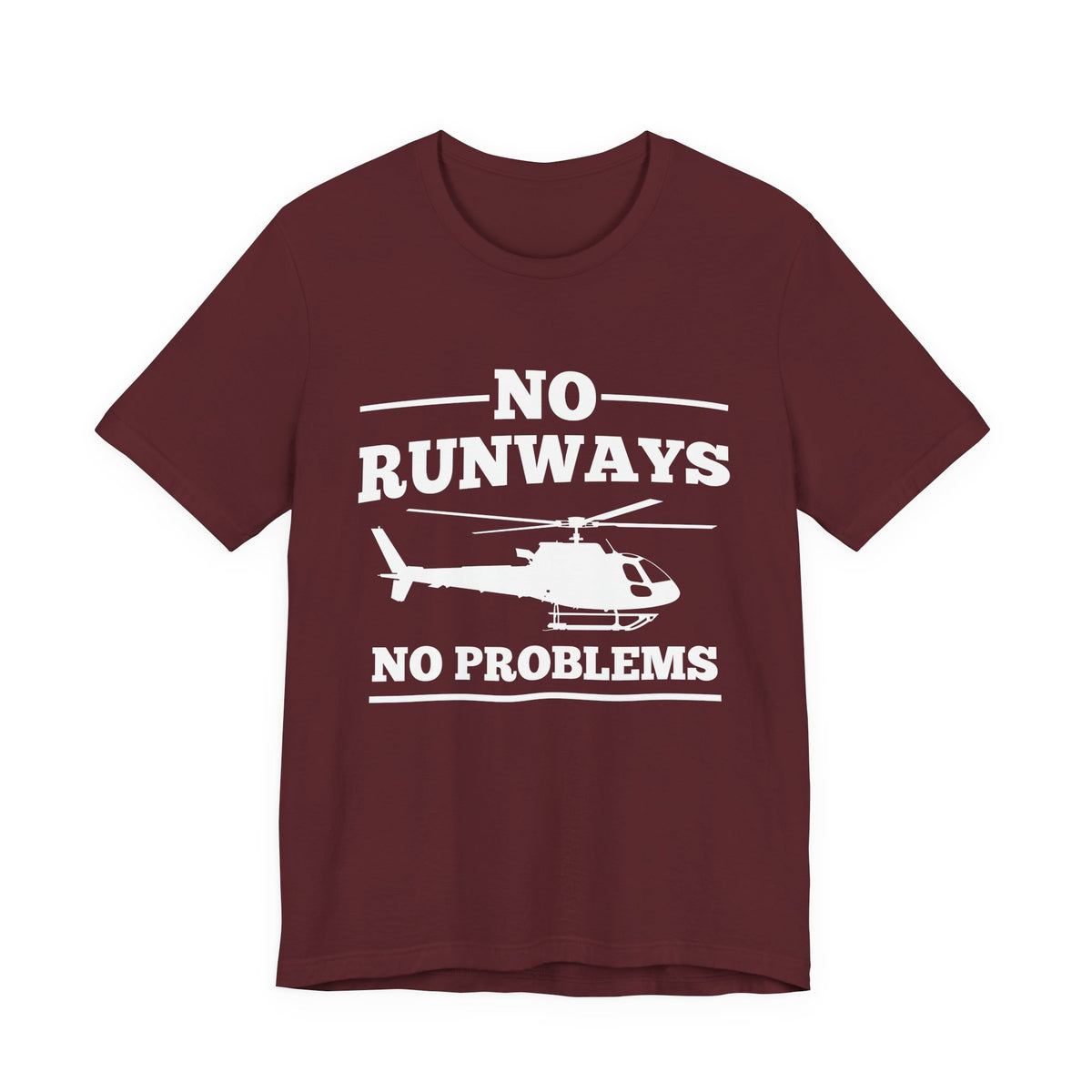 No Runways No Problem Unisex Jersey Tee - Perfect for Aviation Enthusiasts