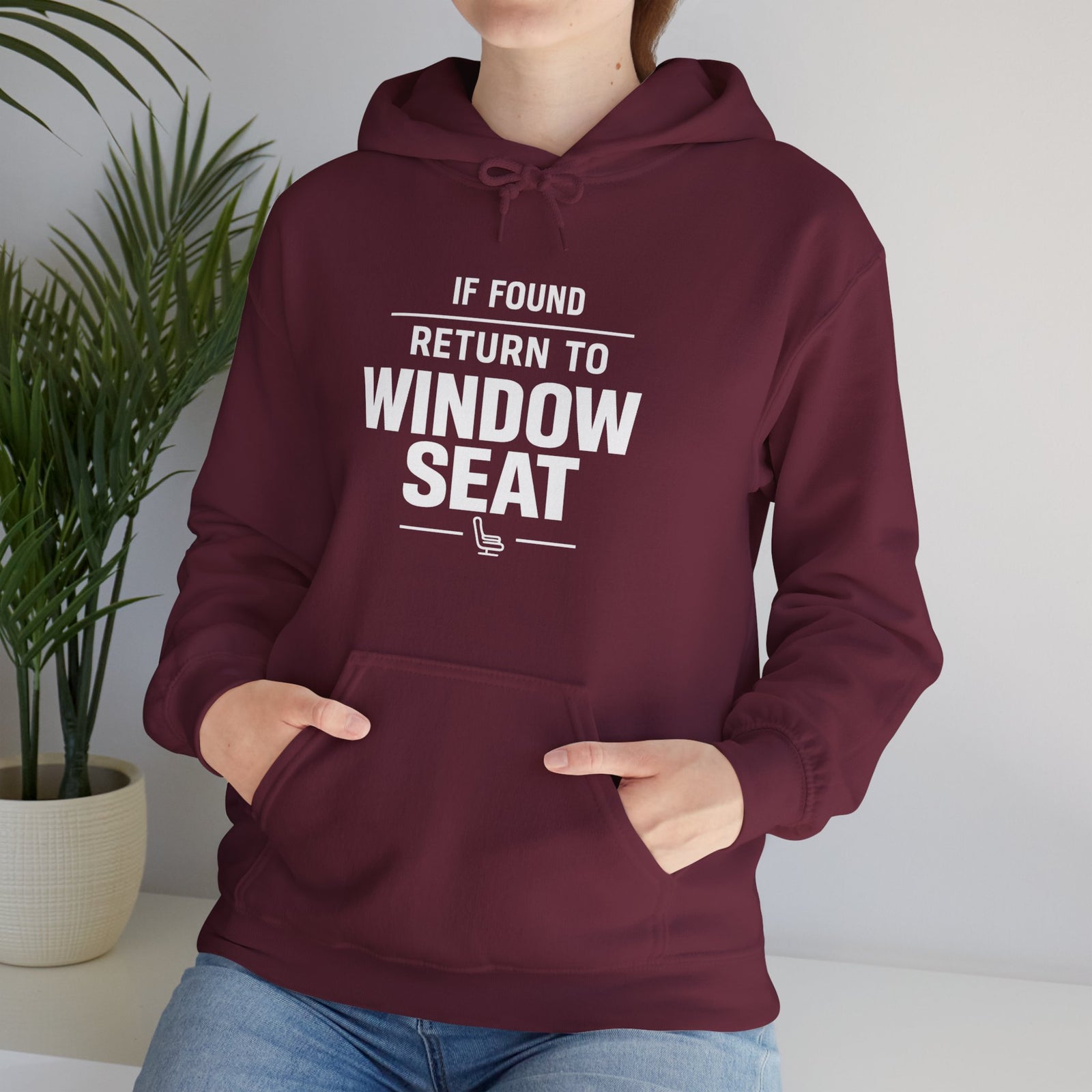 If Found Return to Window Seat - Pullover Hoodie