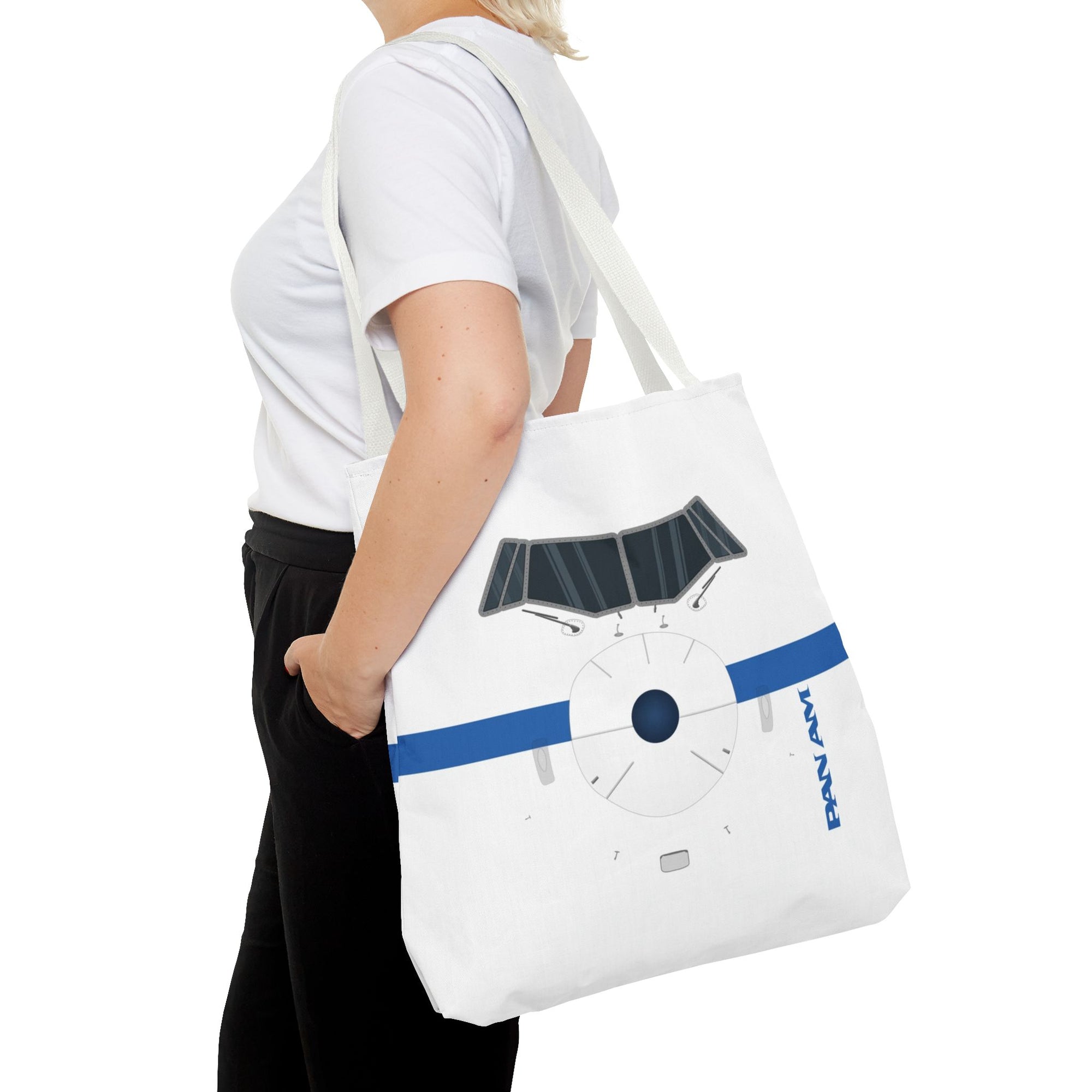 Pan Am Tote Bag — Printed Green Travel Tote