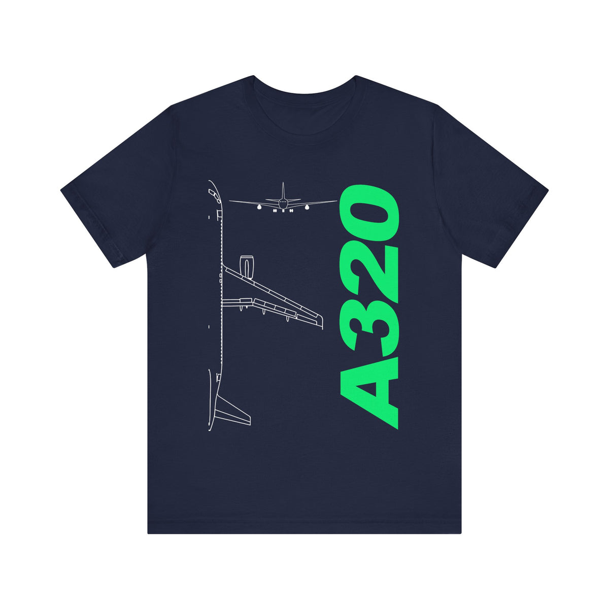 Airbus A320 Unisex Jersey Tee - Perfect for Aviation Enthusiasts