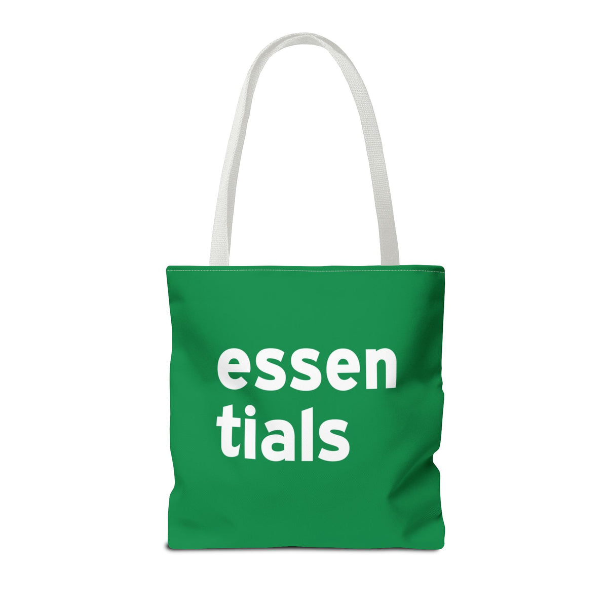 Essentials Tote Bag — Printed Green Travel Tote