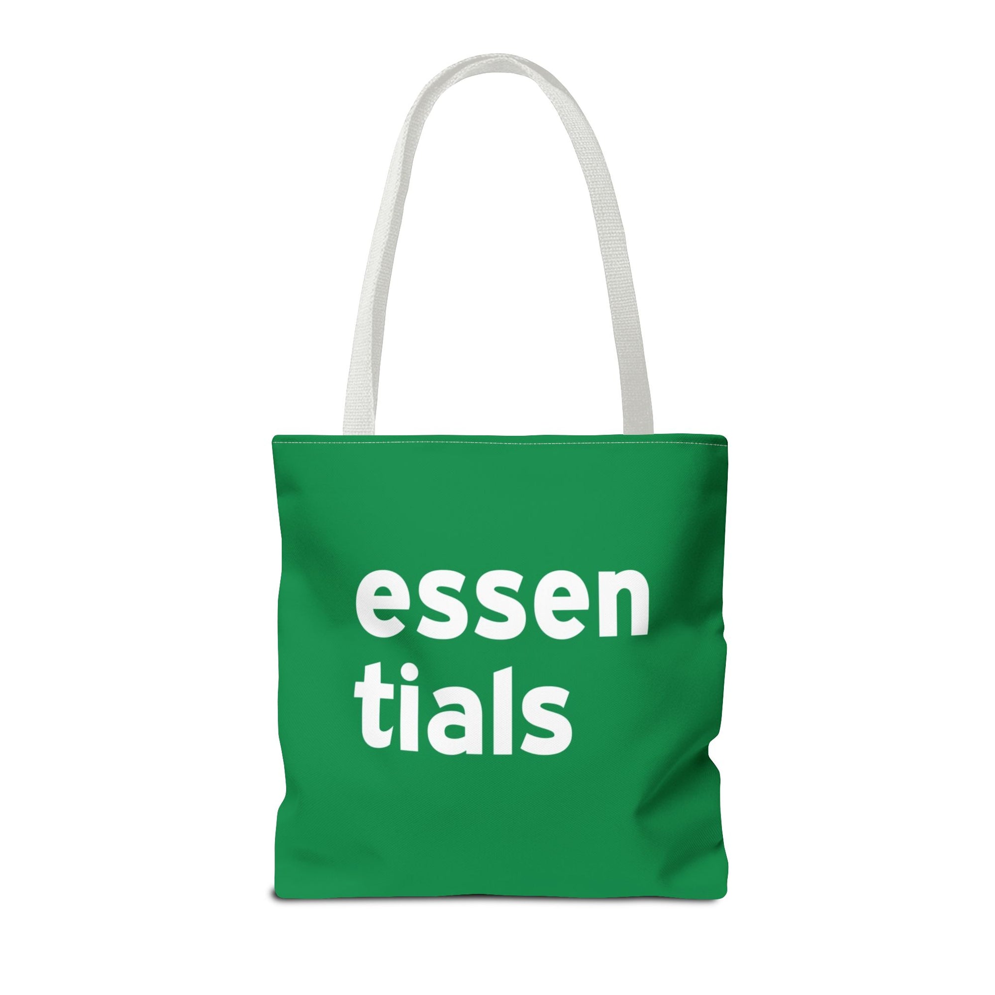 Essentials Tote Bag — Printed Green Travel Tote