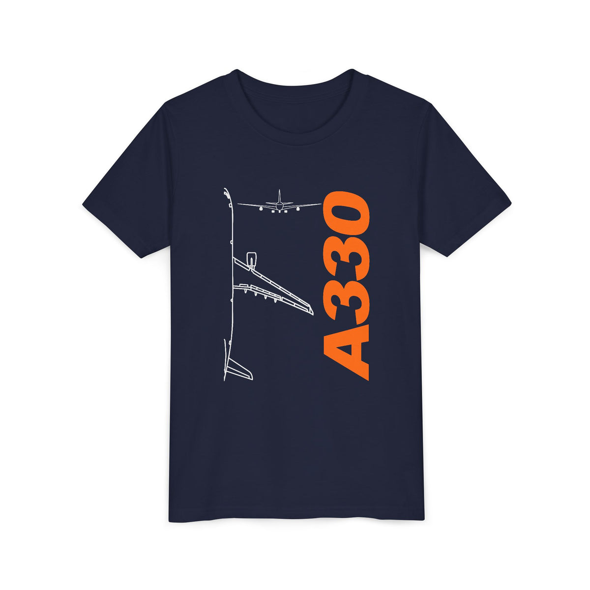 Airbus A330 - Unisex Youth Short Sleeve Tee