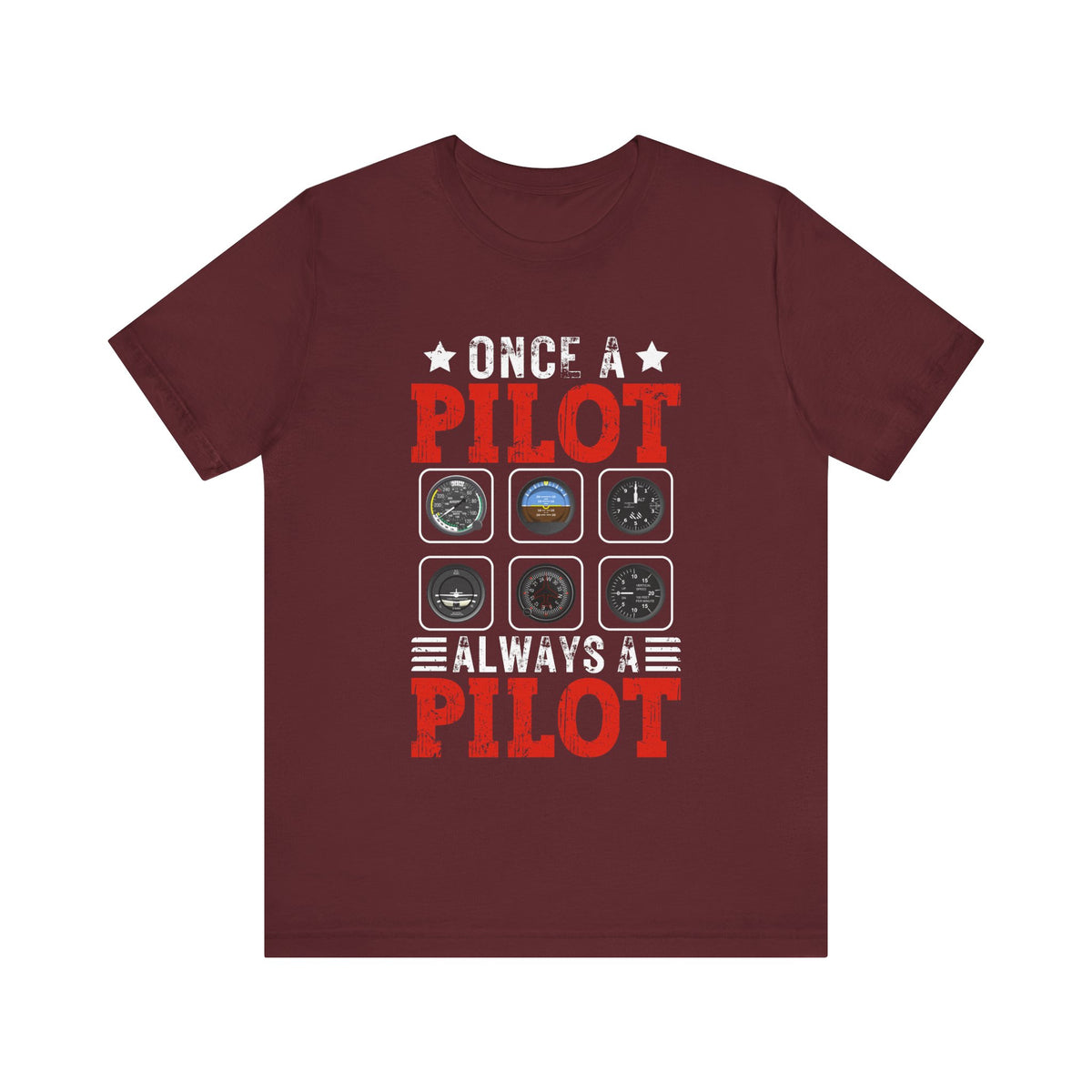 Once A Pilot Always A Pilot - Unisex Jersey Tee