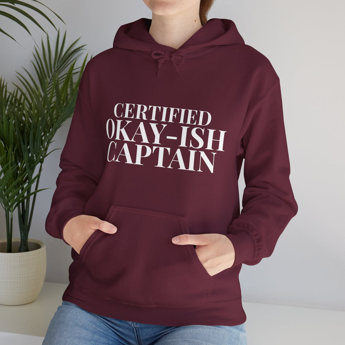 Certified Okay-ish Captain - Pullover Hoodie