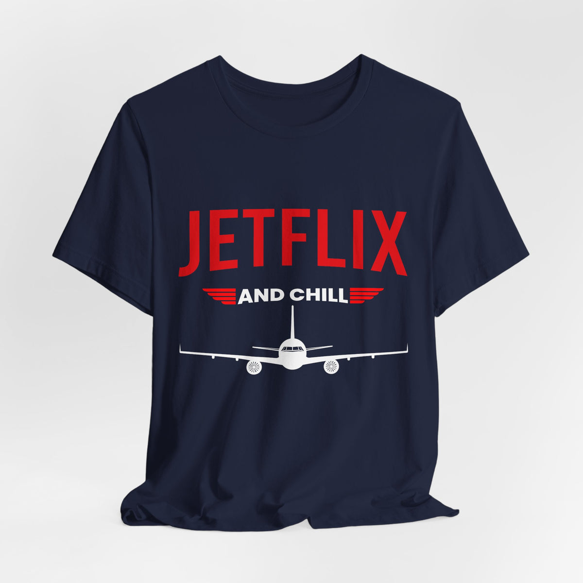 Jetflix And Chill  - Unisex Jersey Tee