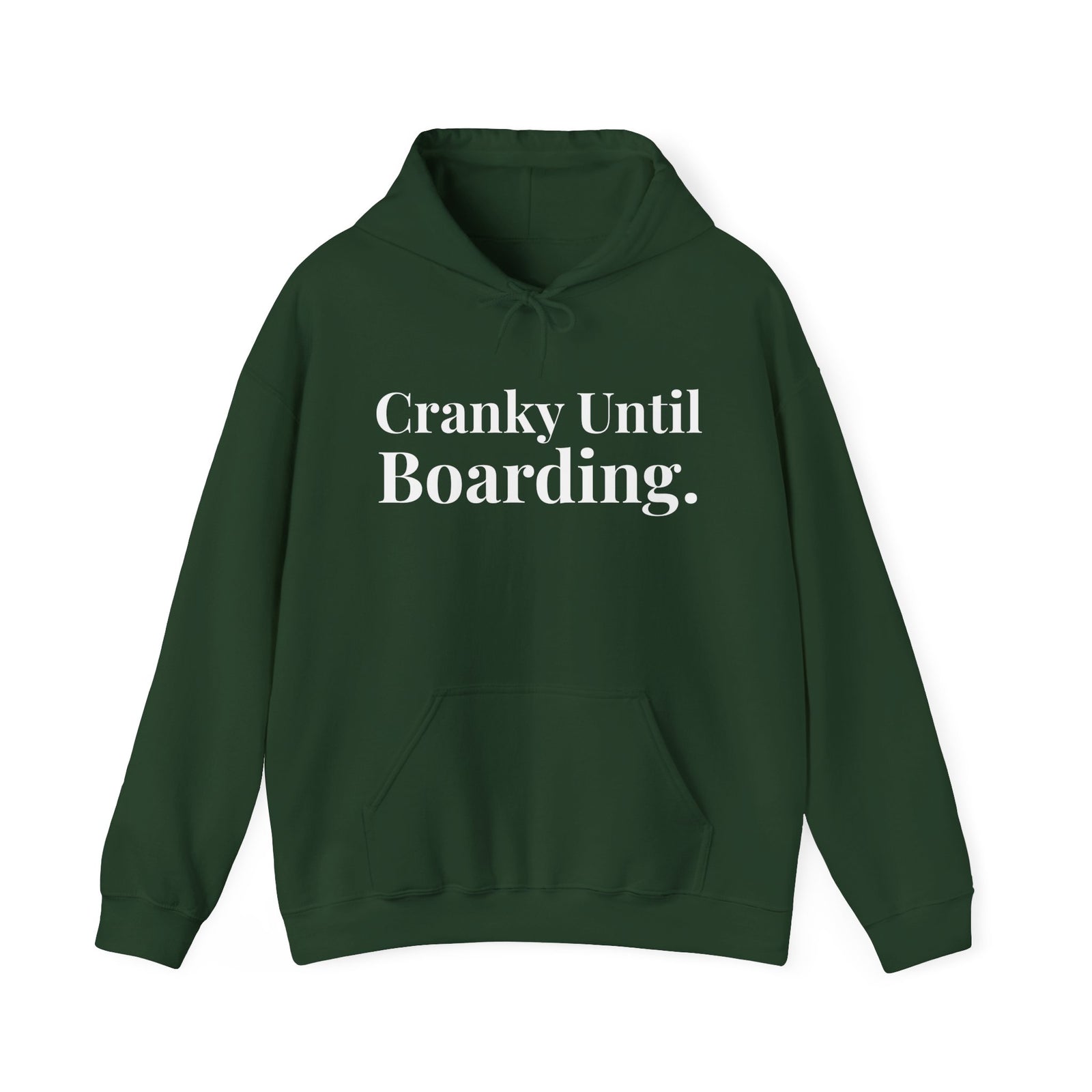 Cranky Until Boarding.  - Pullover Hoodie