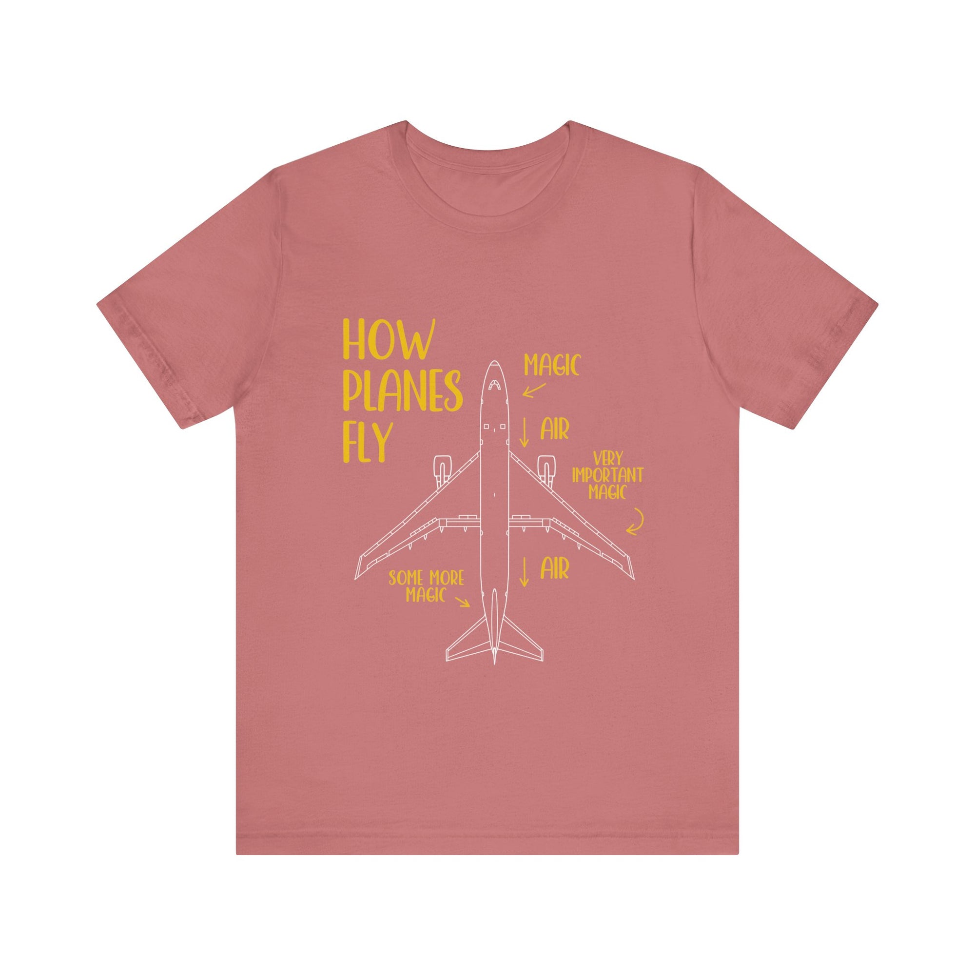 How Planes Fly?  - Unisex Jersey Tee