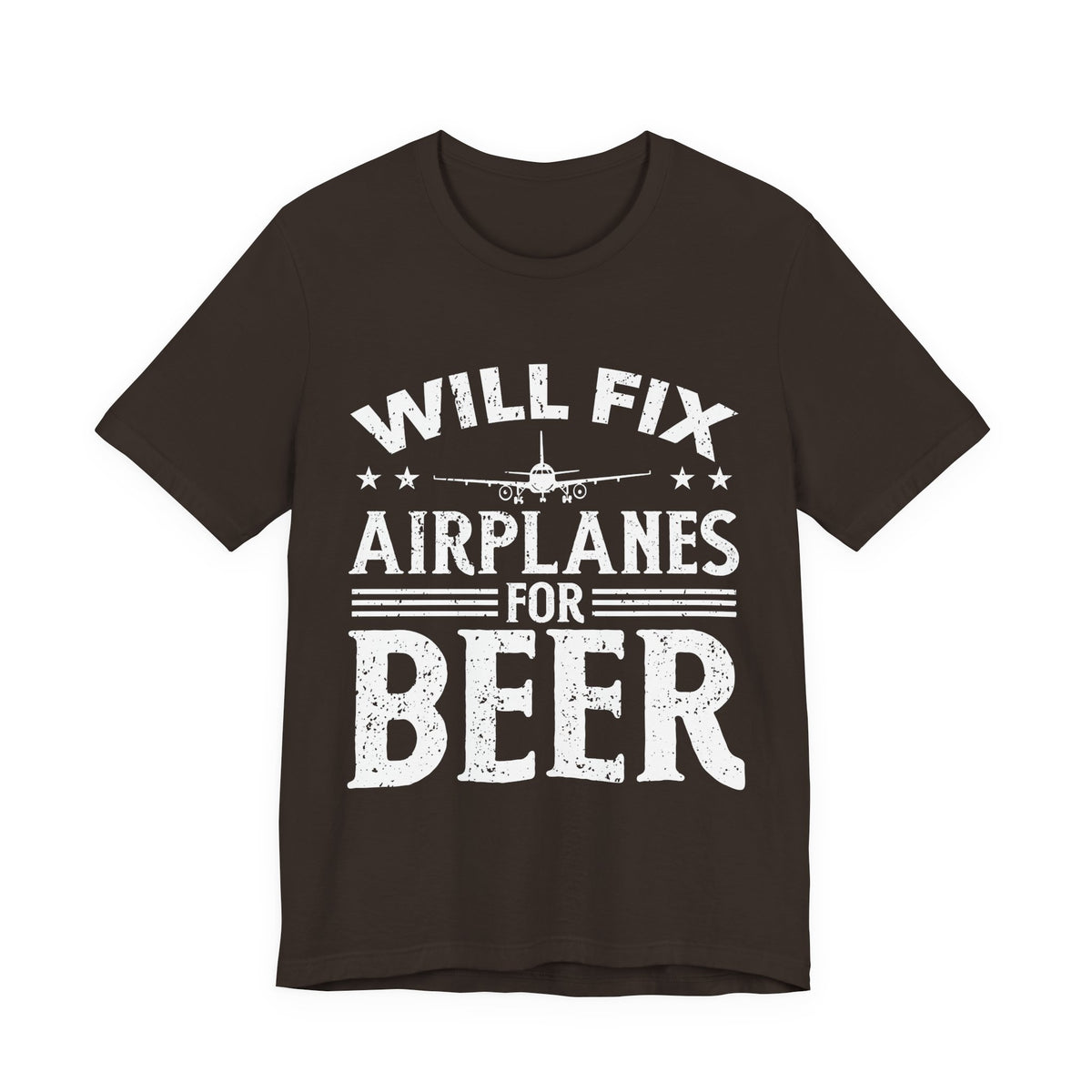 Will Fix Airplanes For Beer  - Unisex Jersey Tee