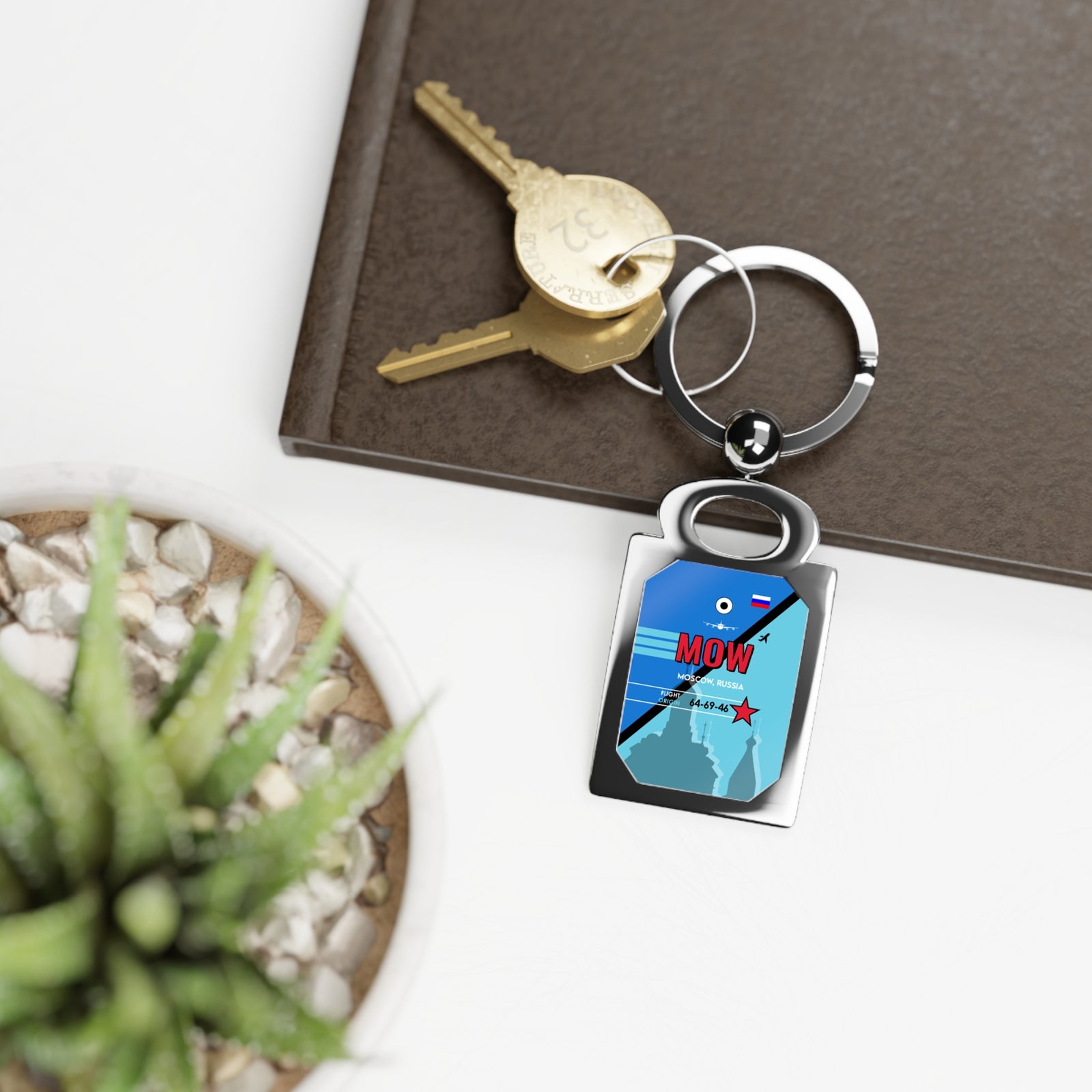 MOW - Rectangle Keyring