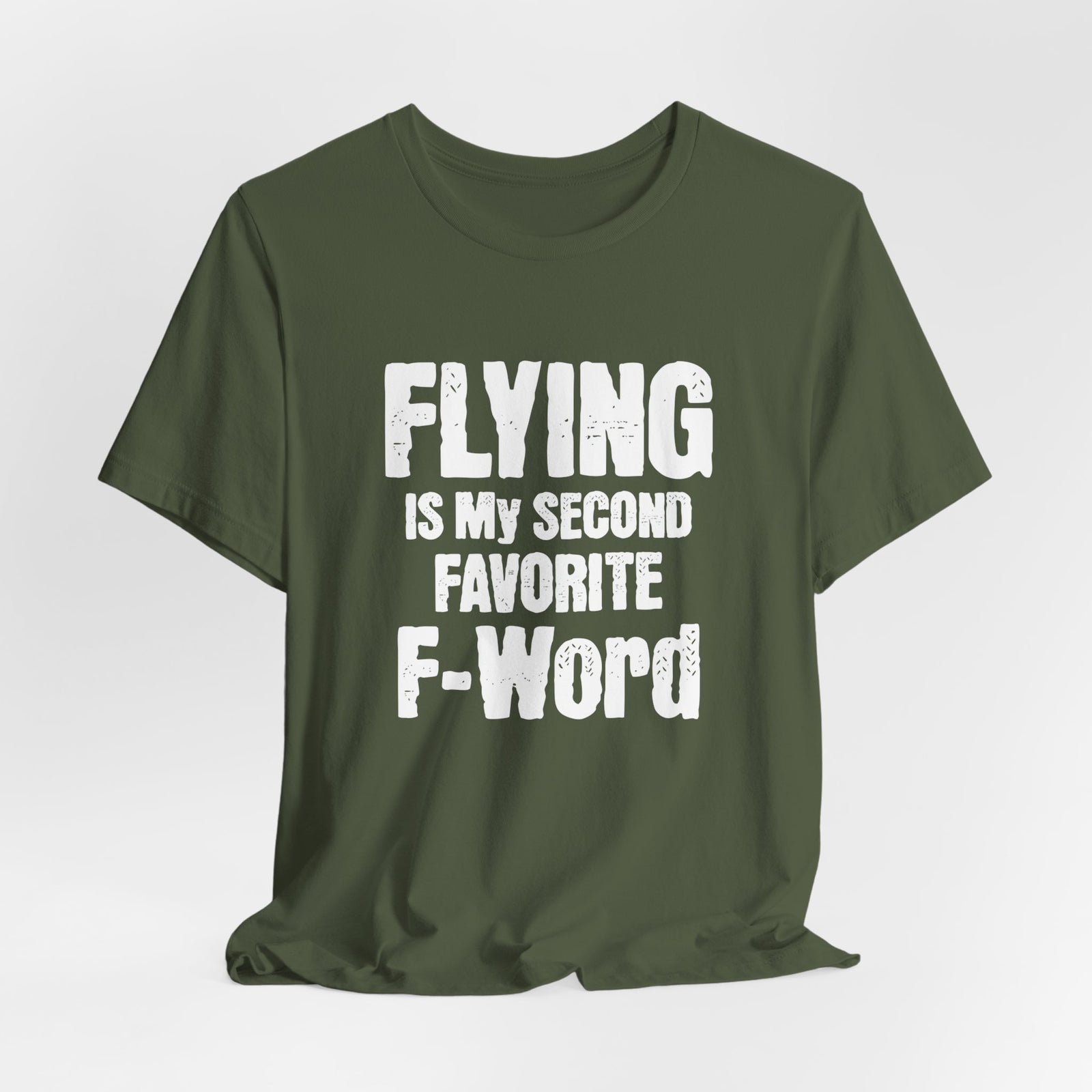 Flying Is My Second Favorite F-Word  Unisex Jersey Tee - Perfect for Aviation Enthusiasts