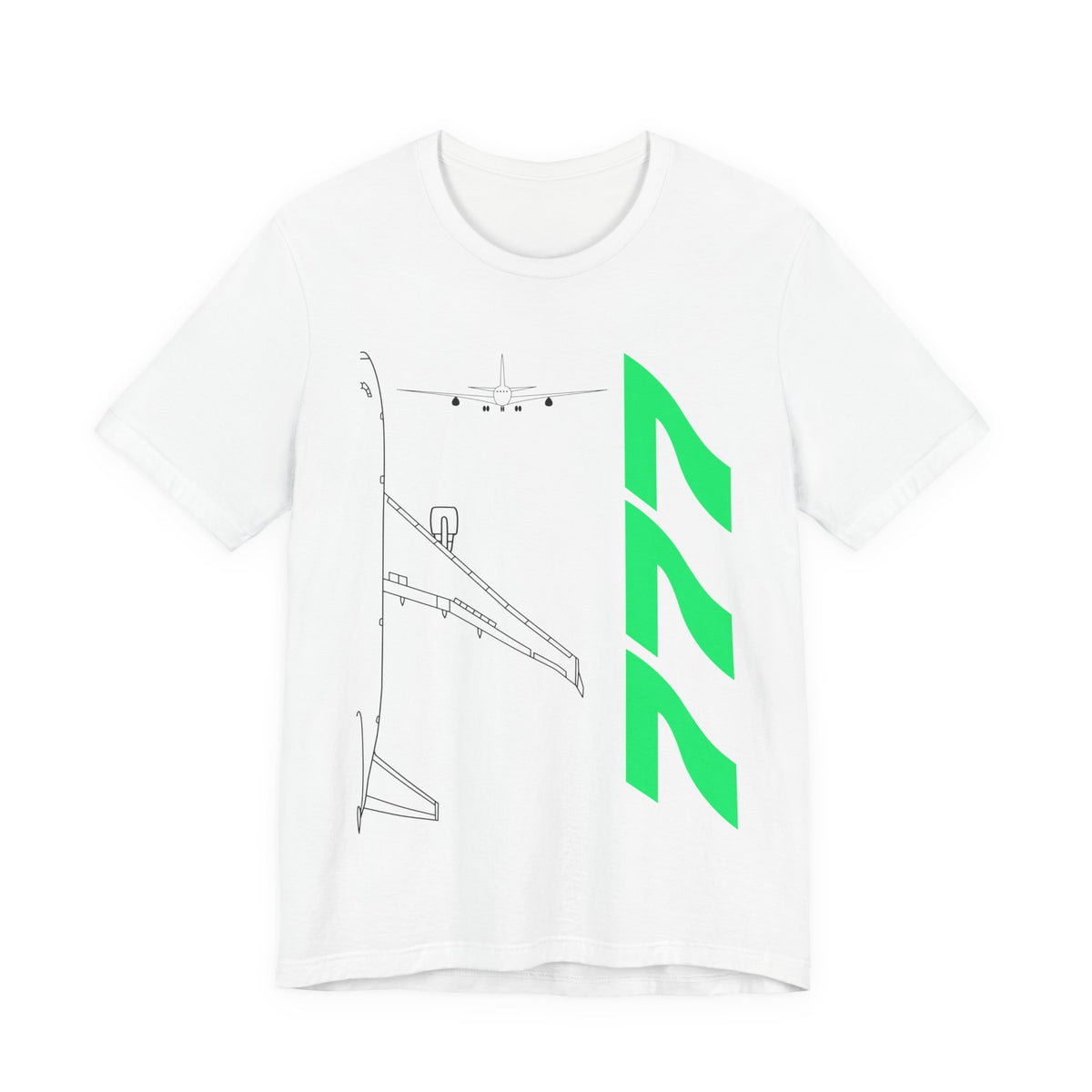 Boeing 777 Unisex Jersey Tee - Perfect for Aviation Enthusiasts