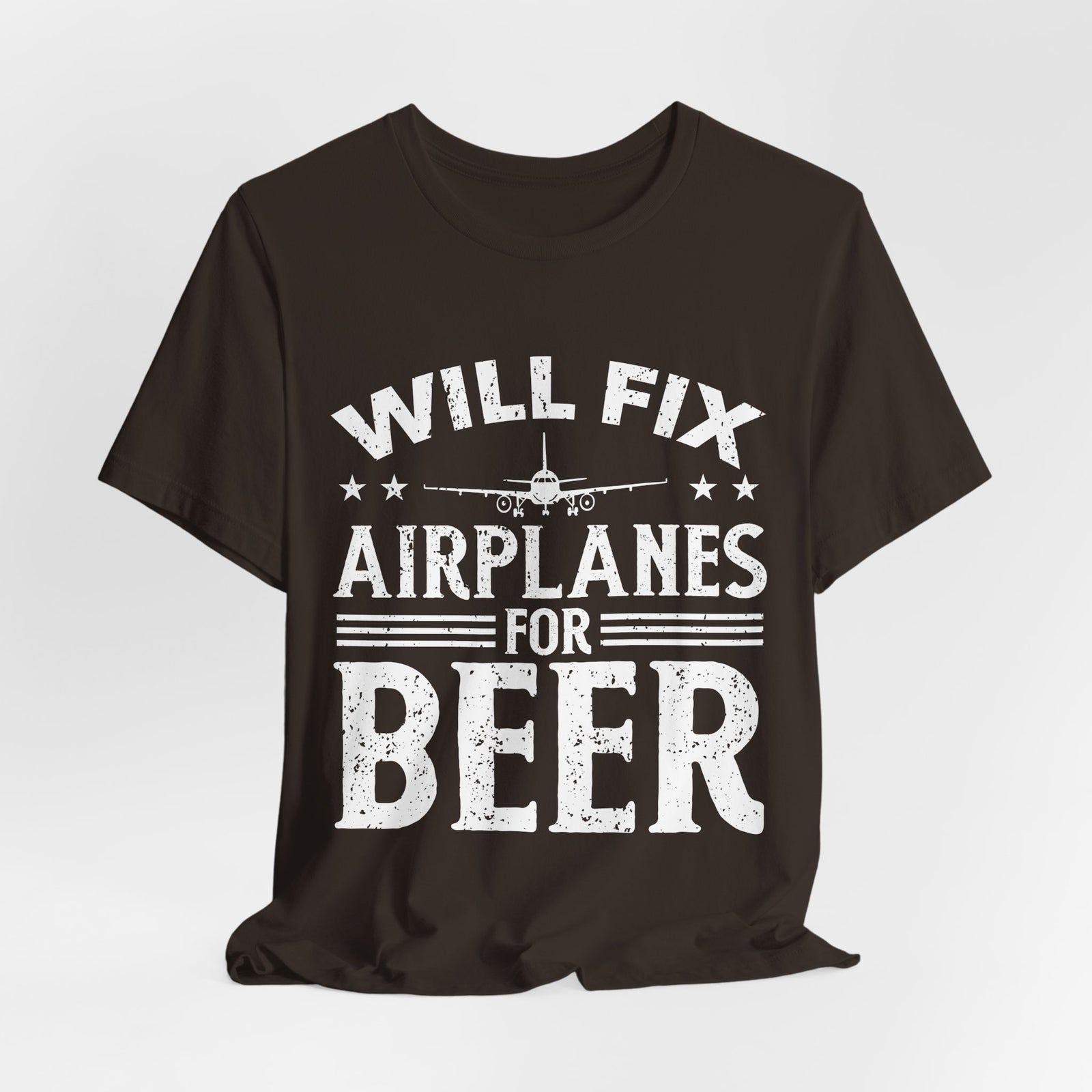 Will Fix Airplanes For Beer  - Unisex Jersey Tee