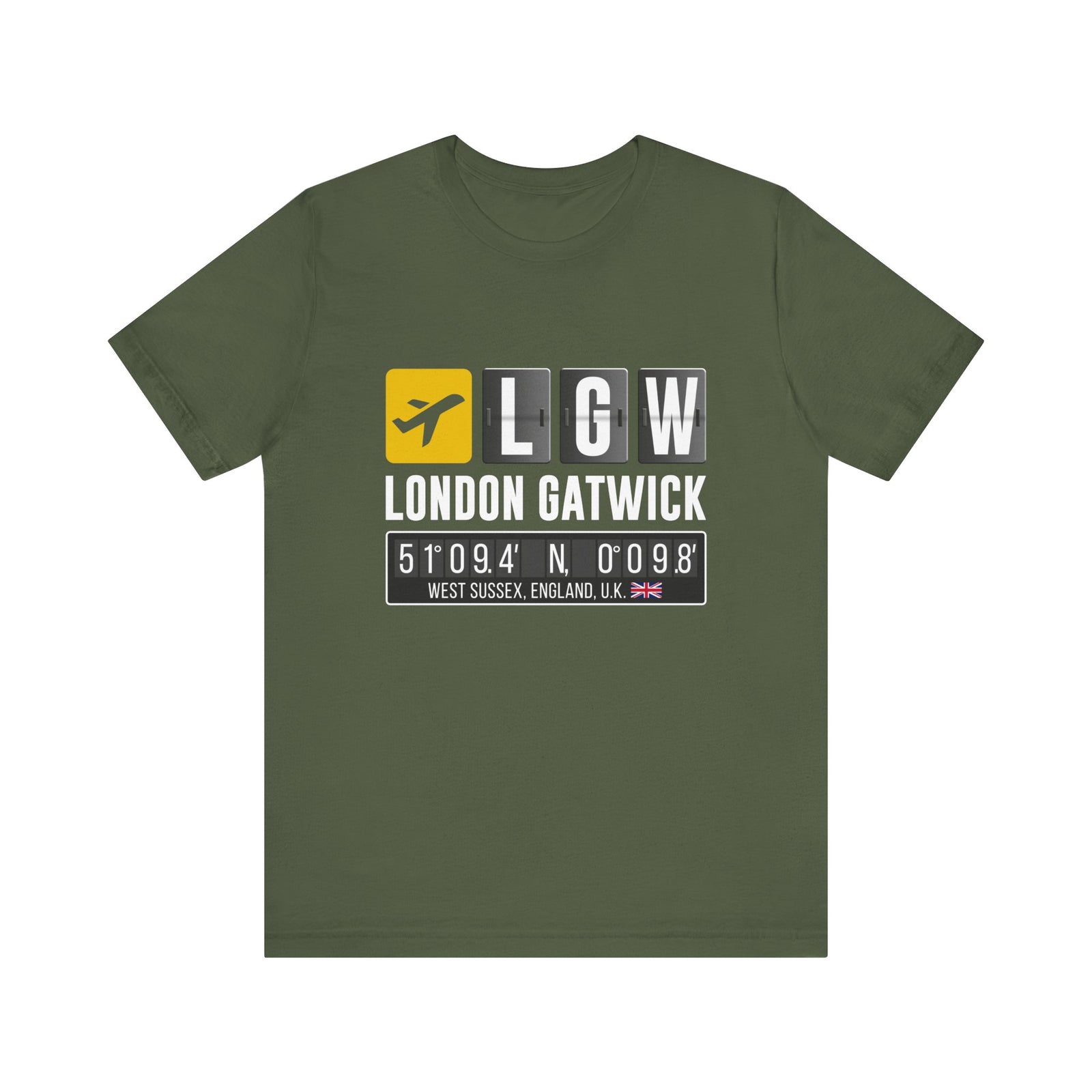 LGW London Gatwick - Unisex Jersey Tee