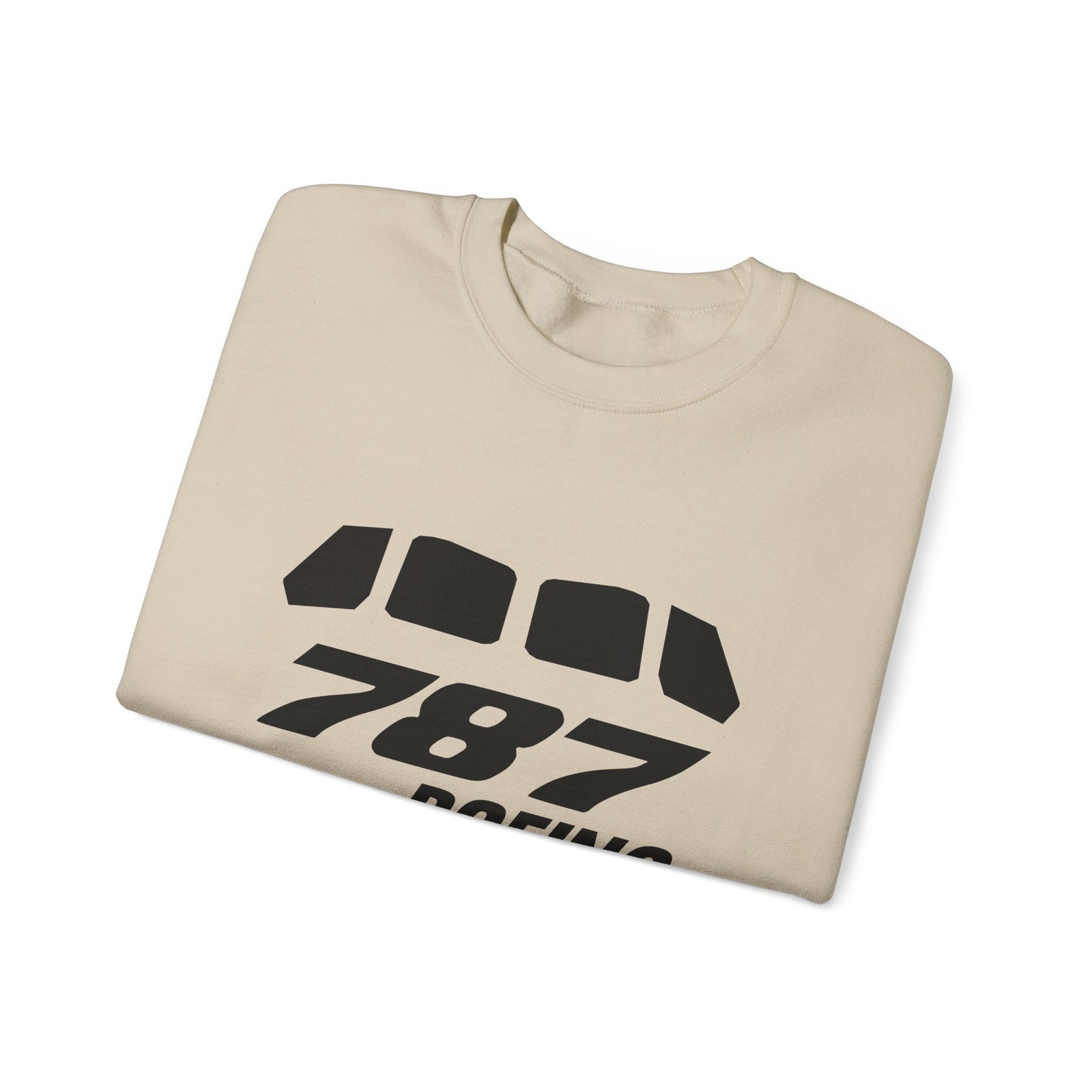 Boeing 787 Windshield Crewneck Sweatshirt - Travel Inspiring Cozy Apparel