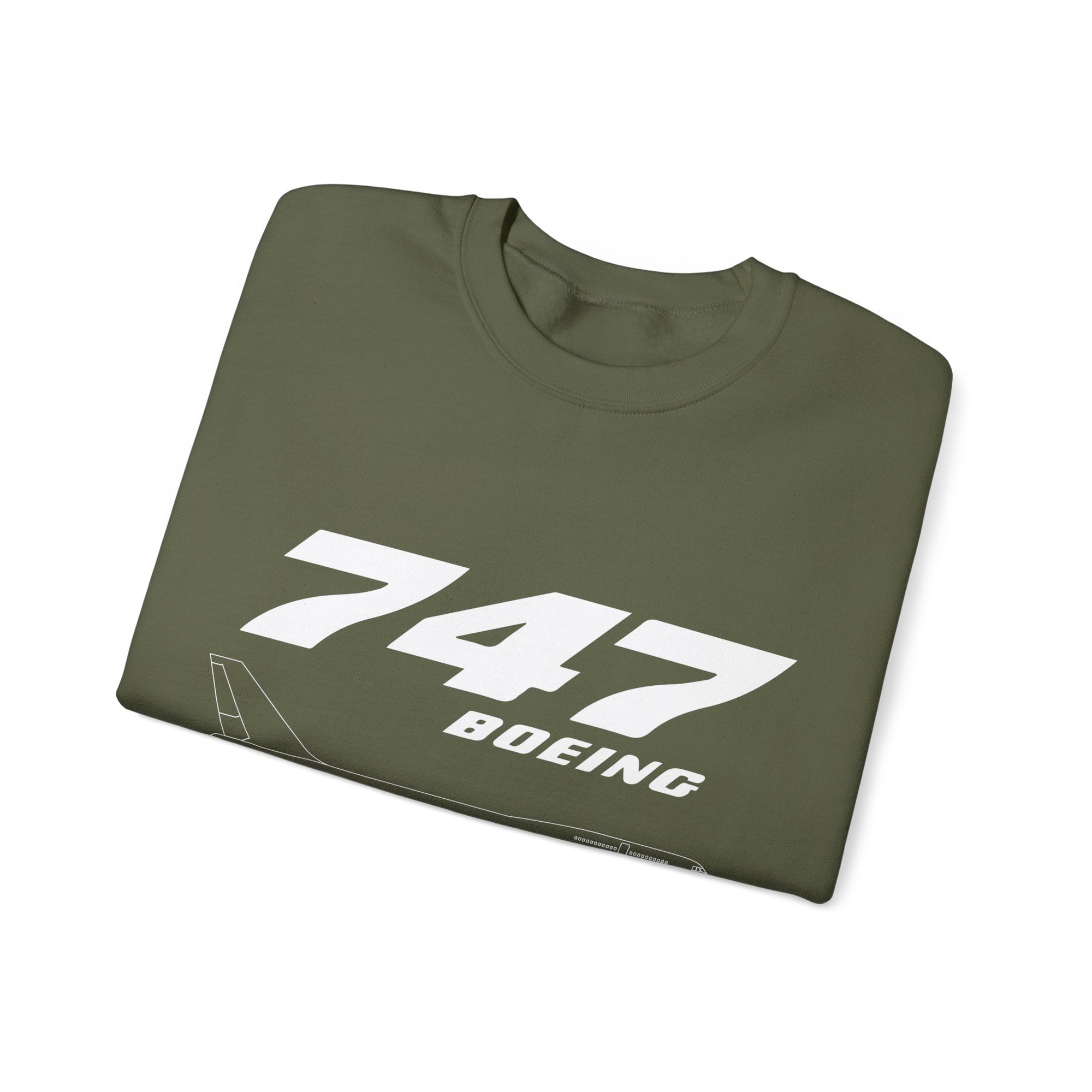 747 Crewneck Sweatshirt - Travel Inspiring Cozy Apparel