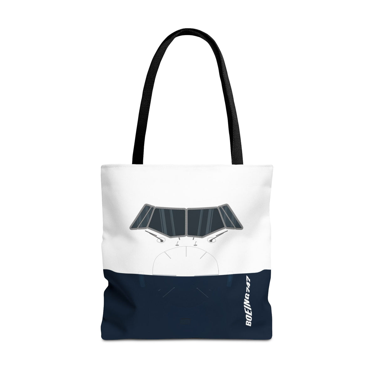 747 Tote Bag — Printed Green Travel Tote