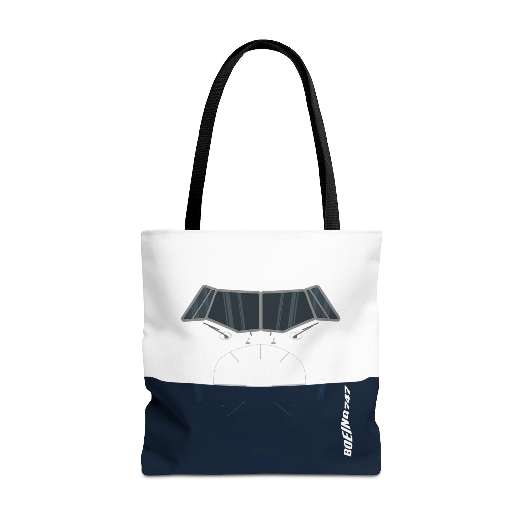747 Tote Bag — Printed Green Travel Tote