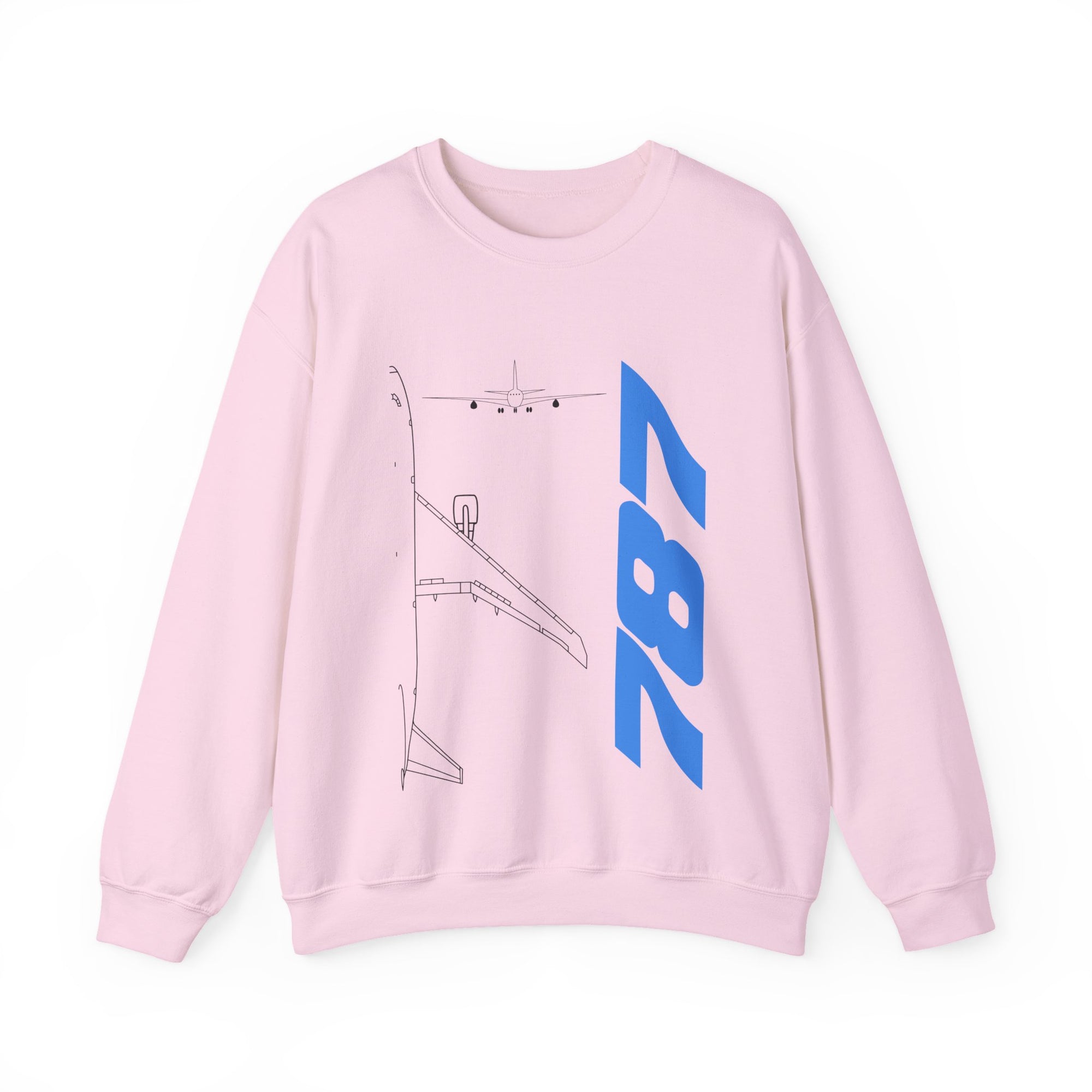 Boeing 787 Crewneck Sweatshirt - Travel Inspiring Cozy Apparel