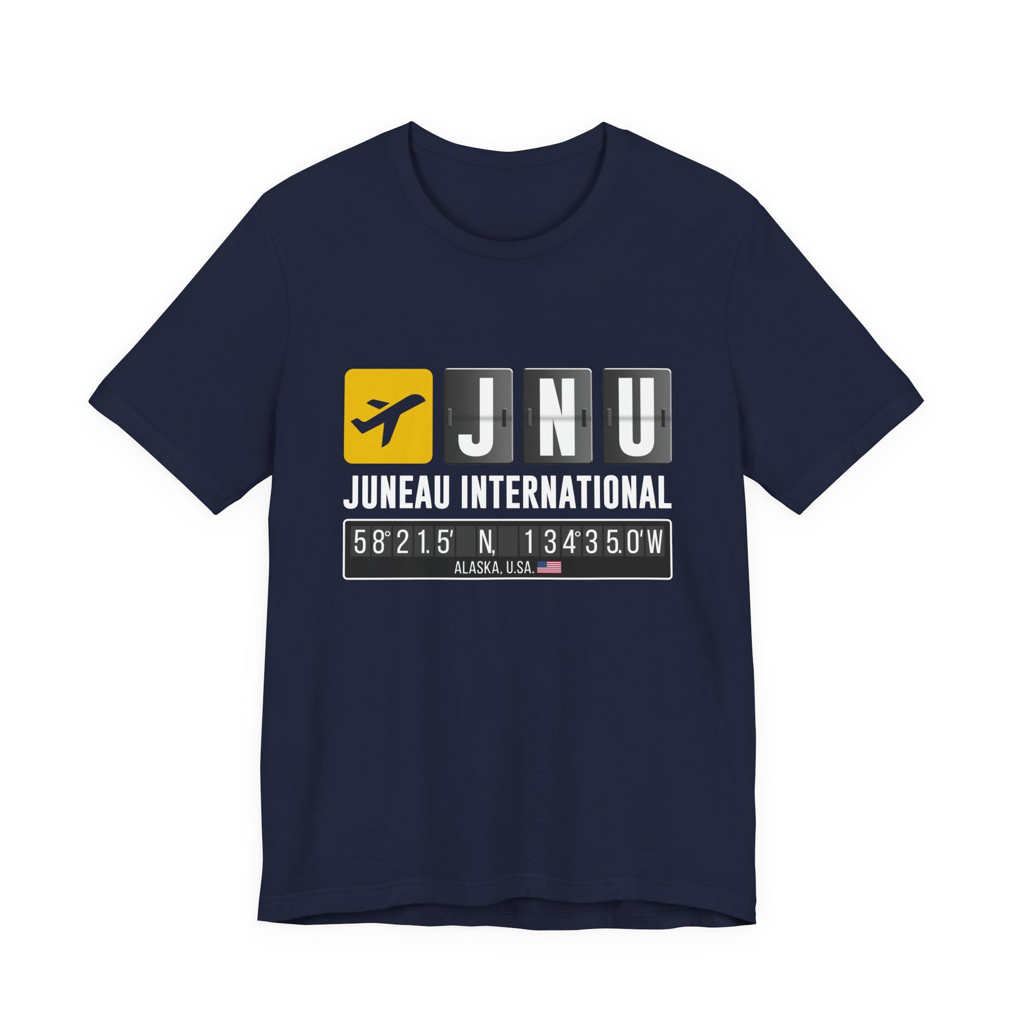 JNU Juneau International Airport - Unisex Jersey Tee