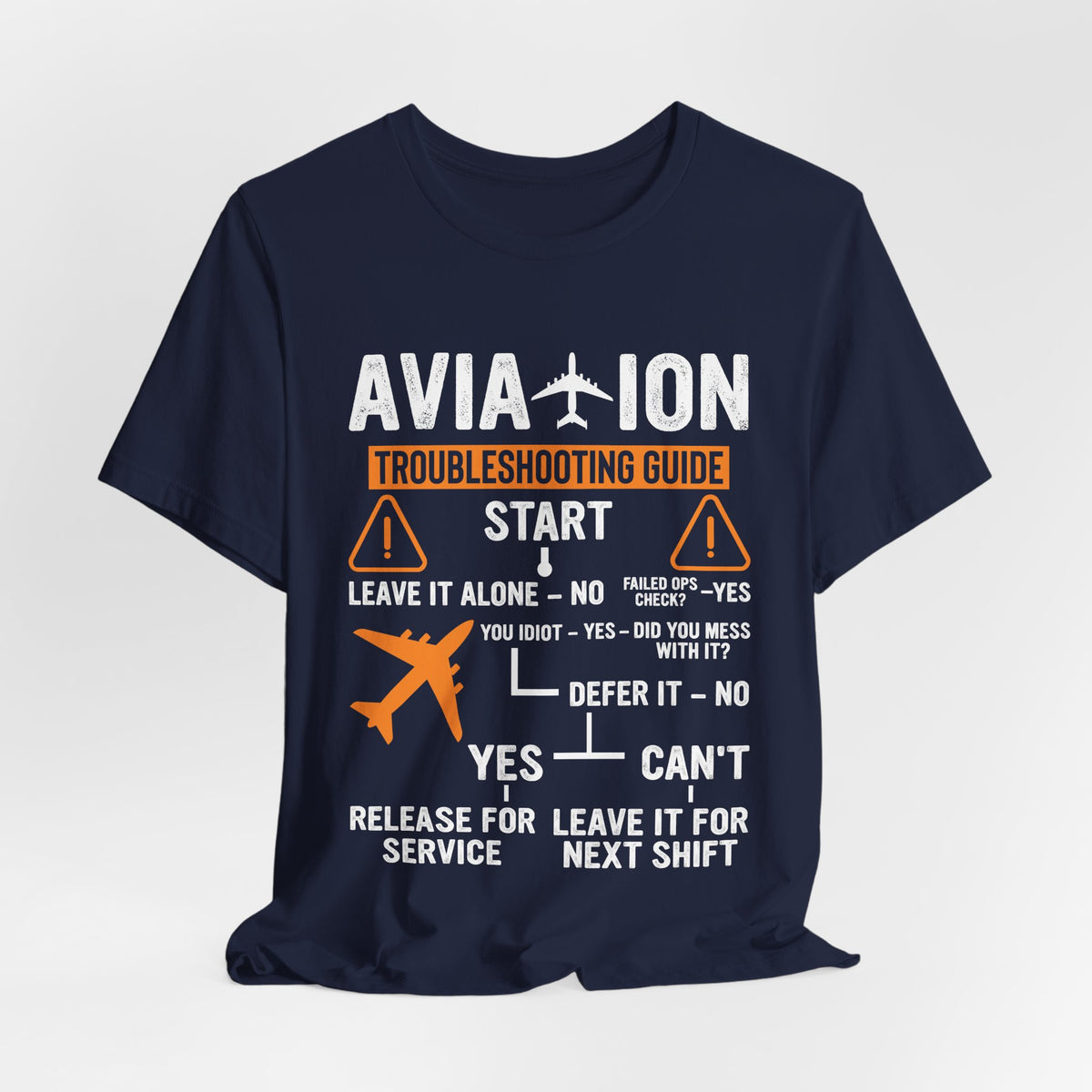 Aviation Troubleshooting Guide - Unisex Jersey Tee