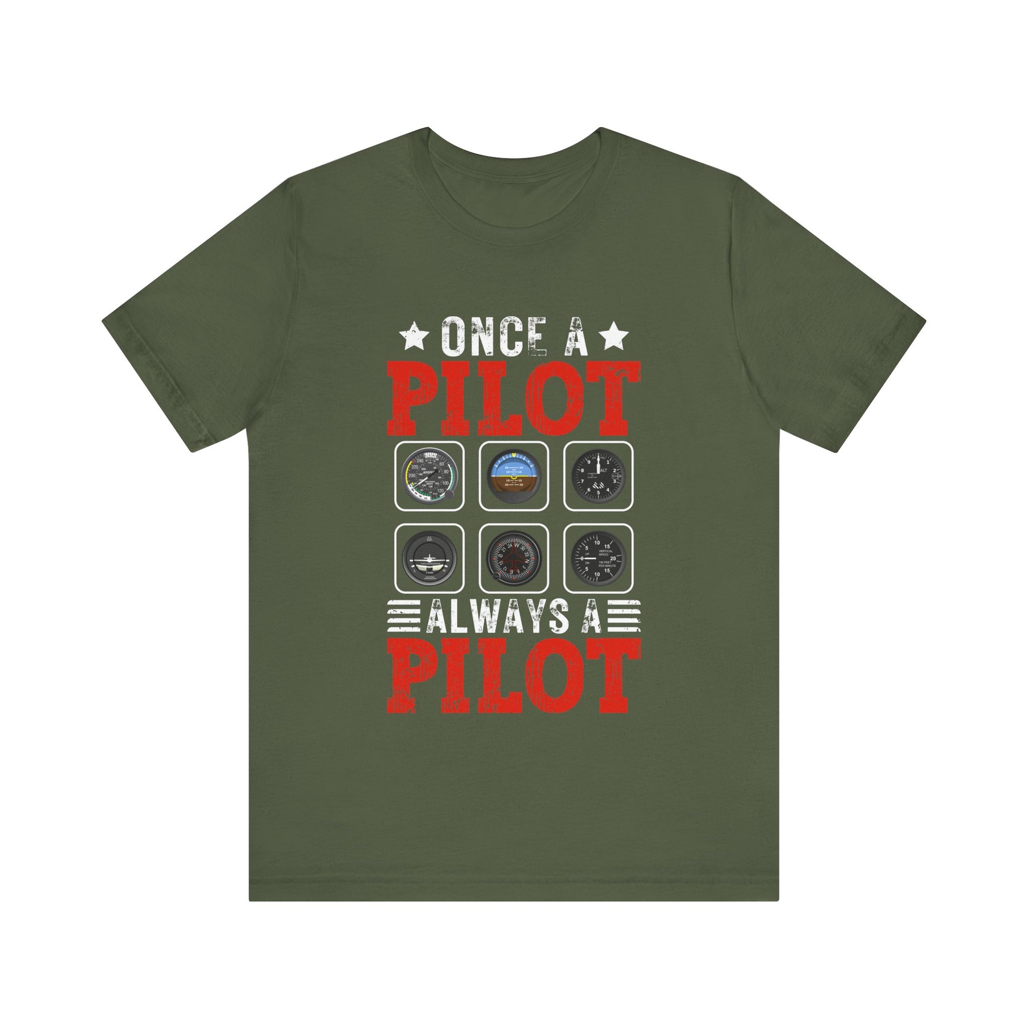Once A Pilot Always A Pilot - Unisex Jersey Tee