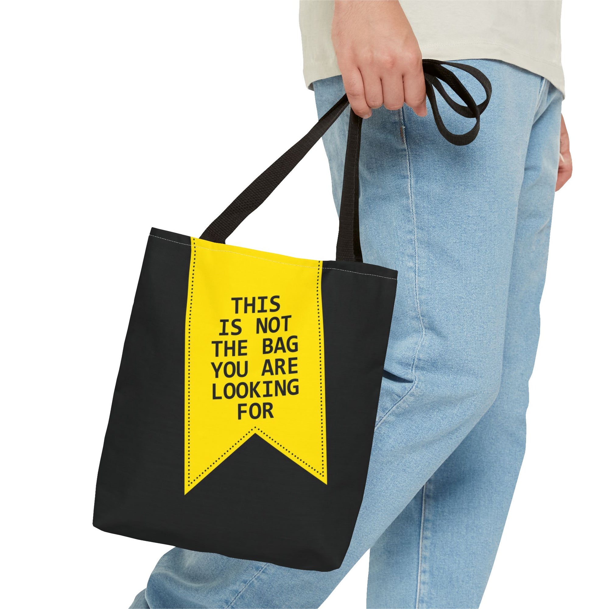 This Is Not The Bag You Are Looking For Tote Bag — Printed Green Travel Tote