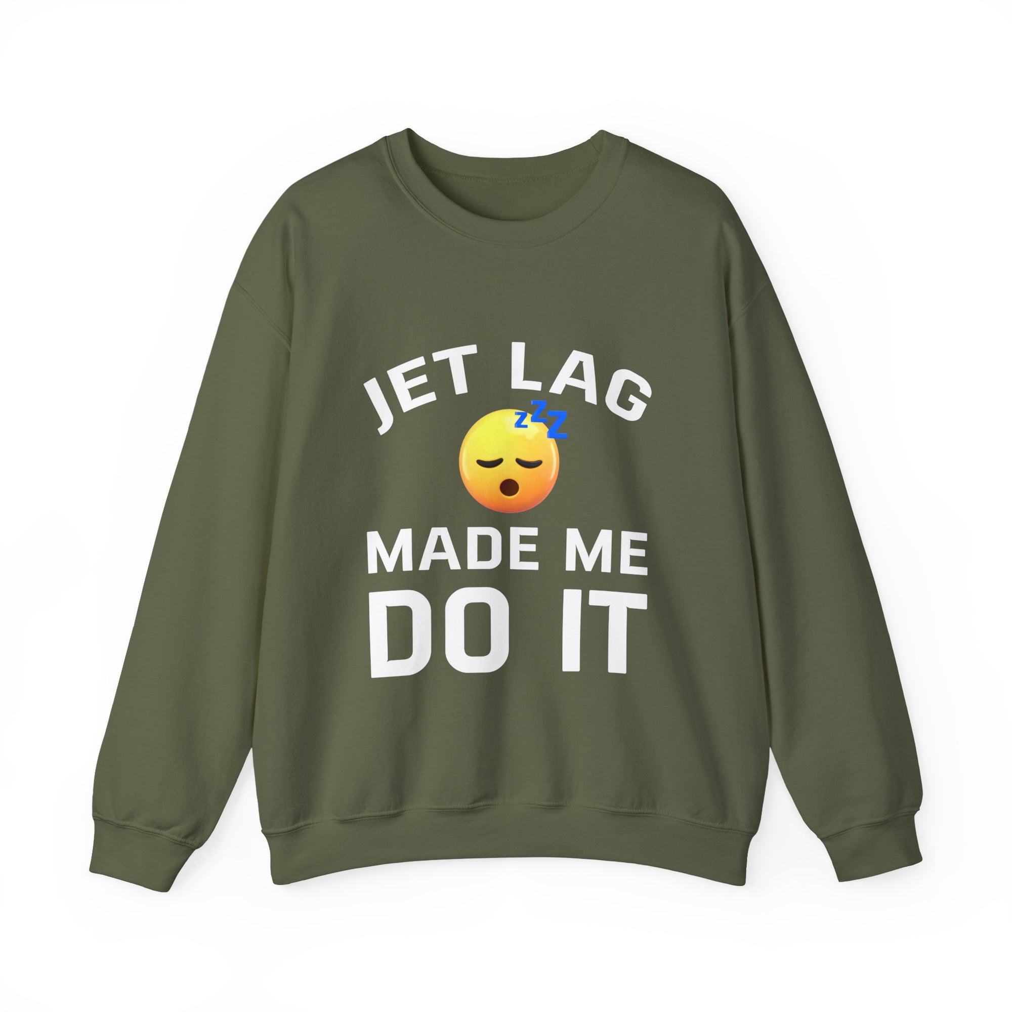 Jet Lag Made Me Do It  -  Crewneck Sweatshirt