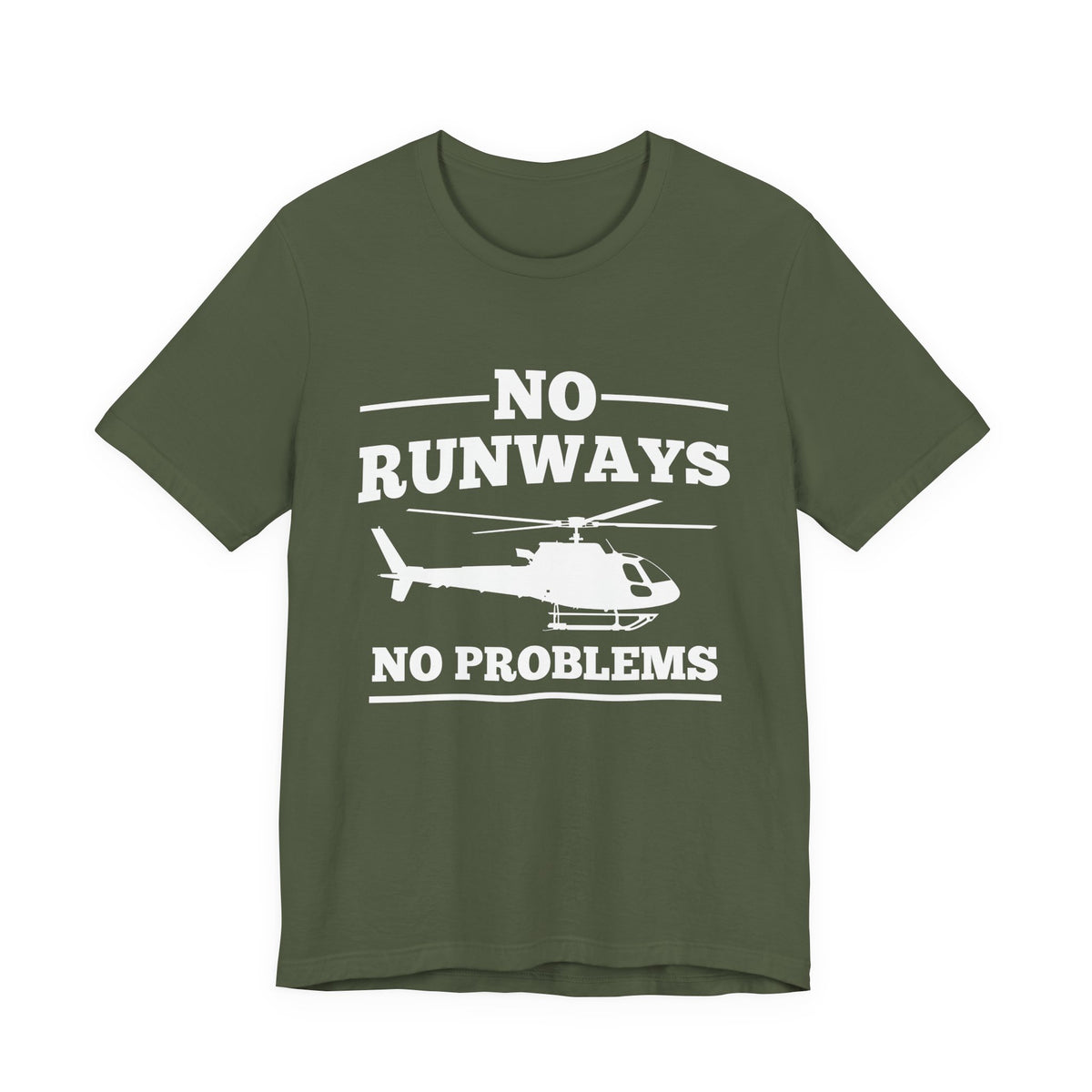 No Runways No Problem Unisex Jersey Tee - Perfect for Aviation Enthusiasts