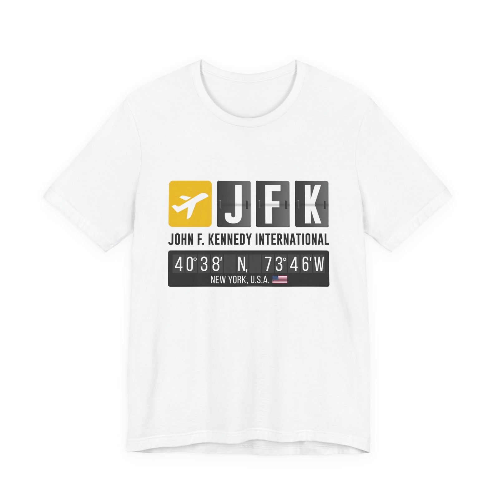 JFK John F. Kennedy International Airport - Unisex Jersey Tee