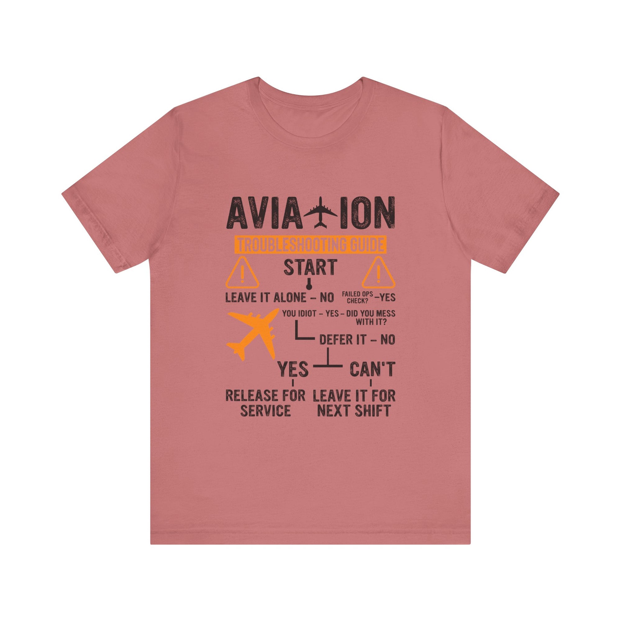 Aviation Troubleshooting Guide - Unisex Jersey Tee