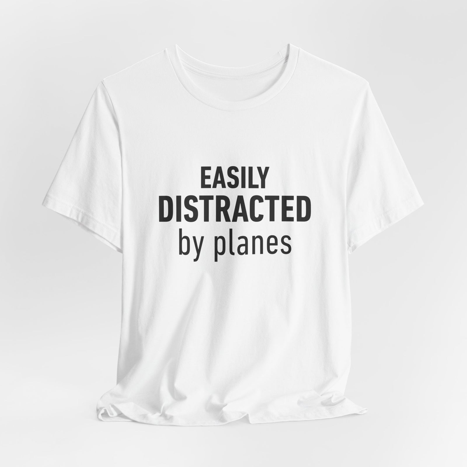 Easily Distracted by Planes - Unisex Jersey Tee