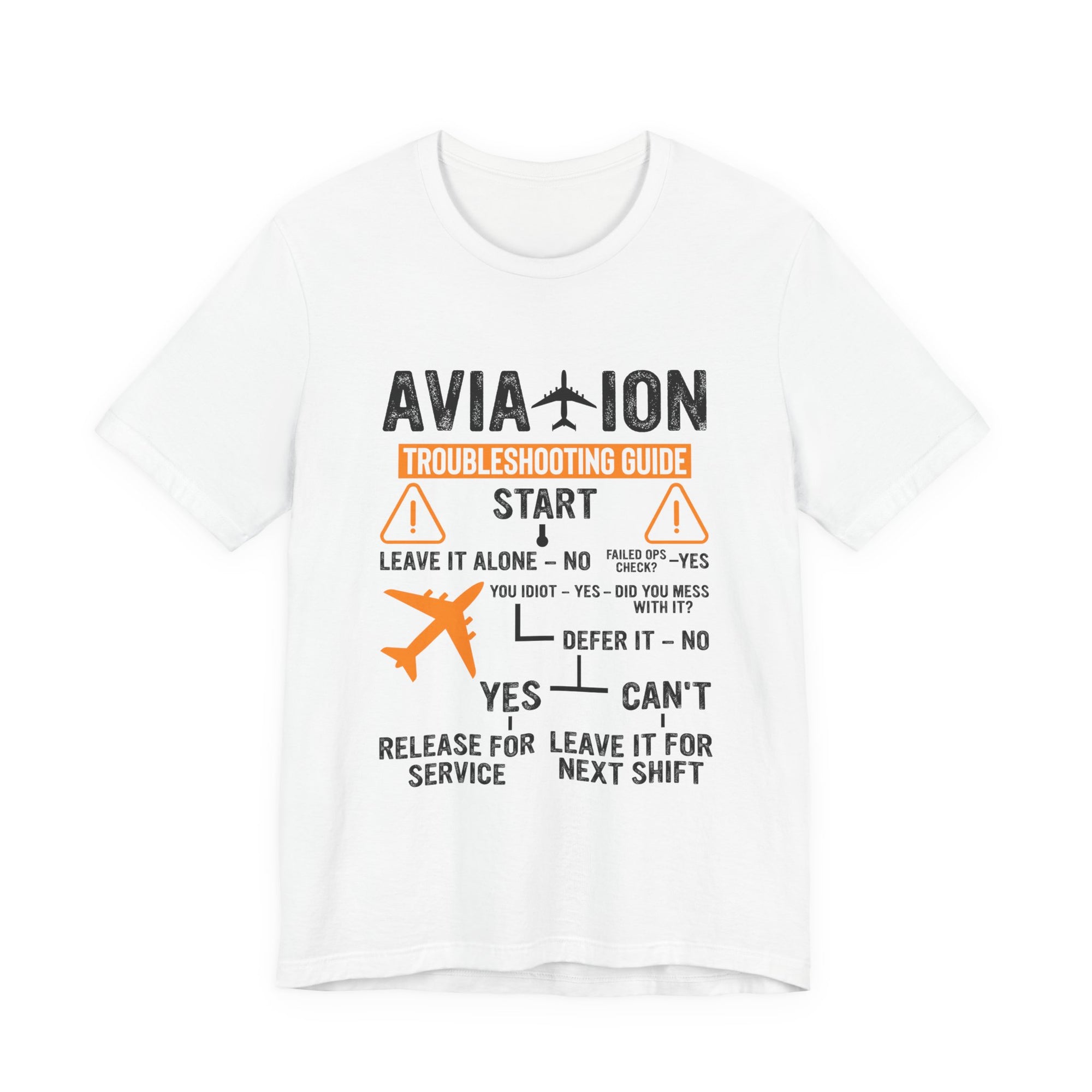 Aviation Troubleshooting Guide - Unisex Jersey Tee