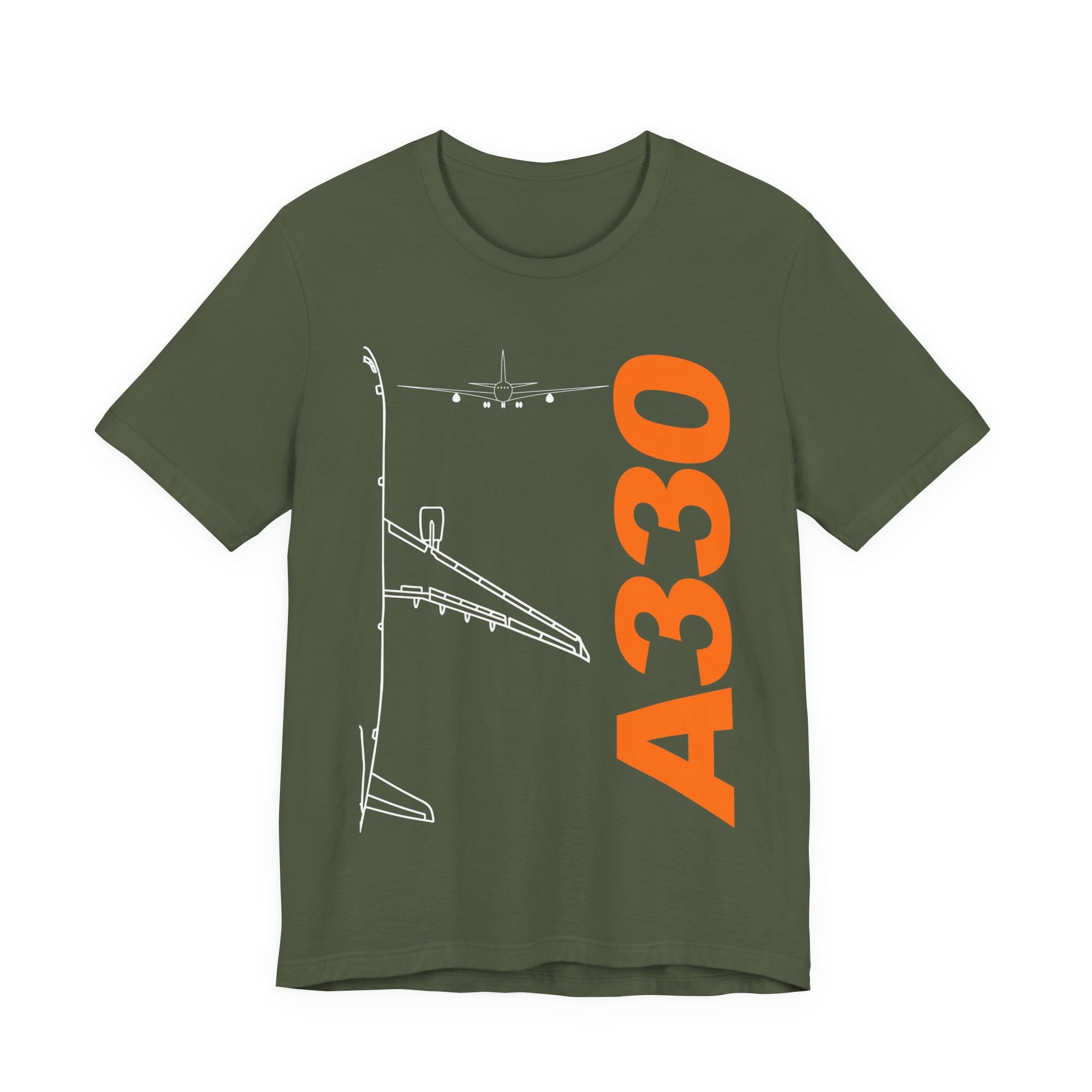 Airbus A330 Unisex Jersey Tee - Perfect for Aviation Enthusiasts